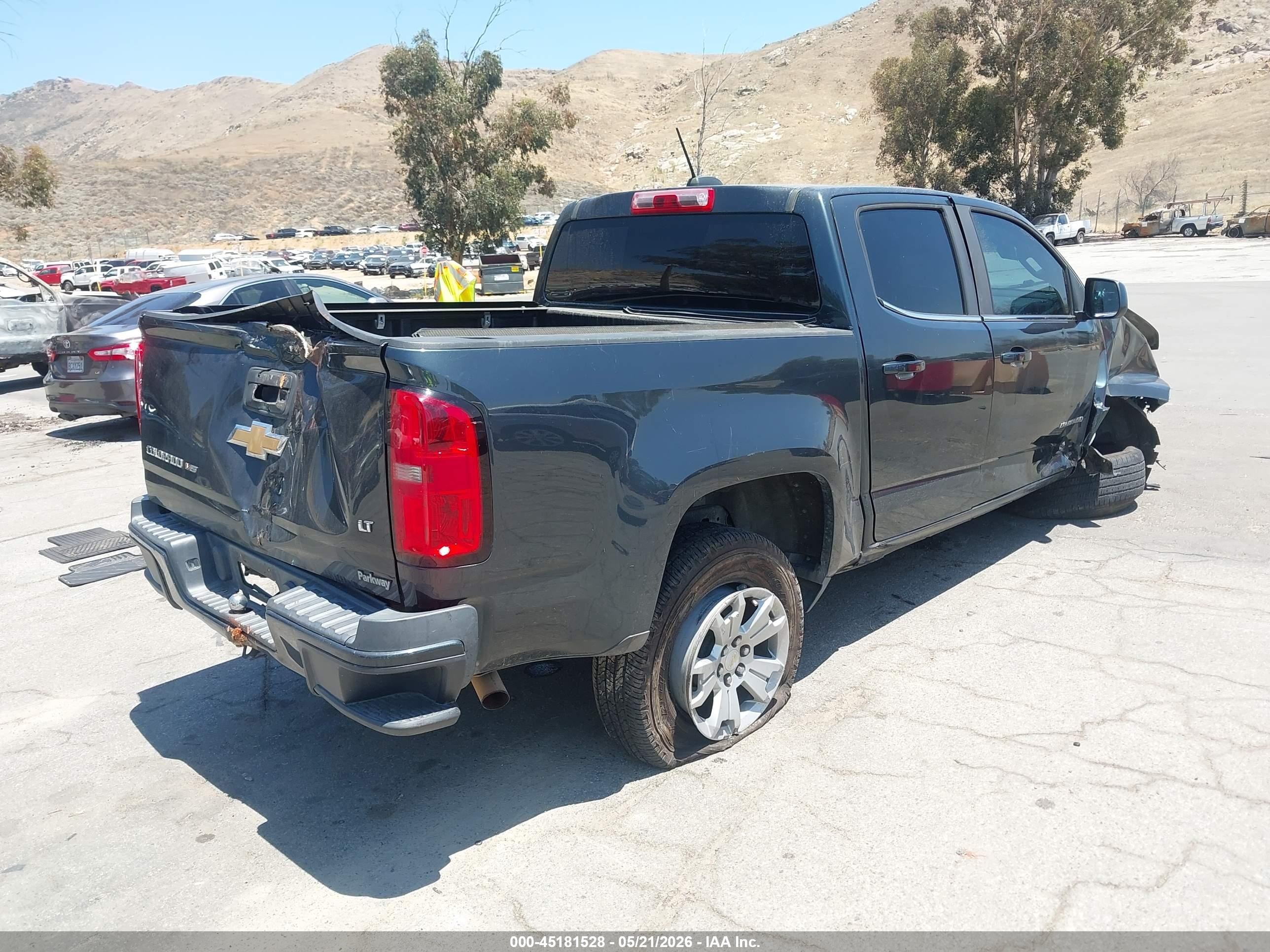 2018 Chevrolet Colorado Lt Gray vin: 1GCGSCEN8J1104889