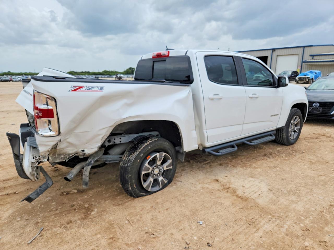 2018 Chevrolet Colorado Z71 White vin: 1GCGSDEN4J1108329