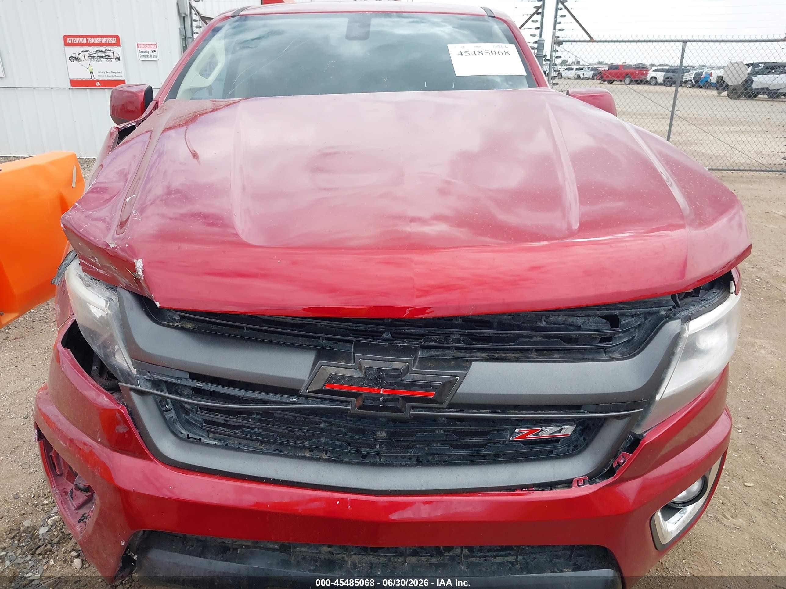 2019 Chevrolet Colorado Z71 Maroon vin: 1GCGSDEN5K1263814