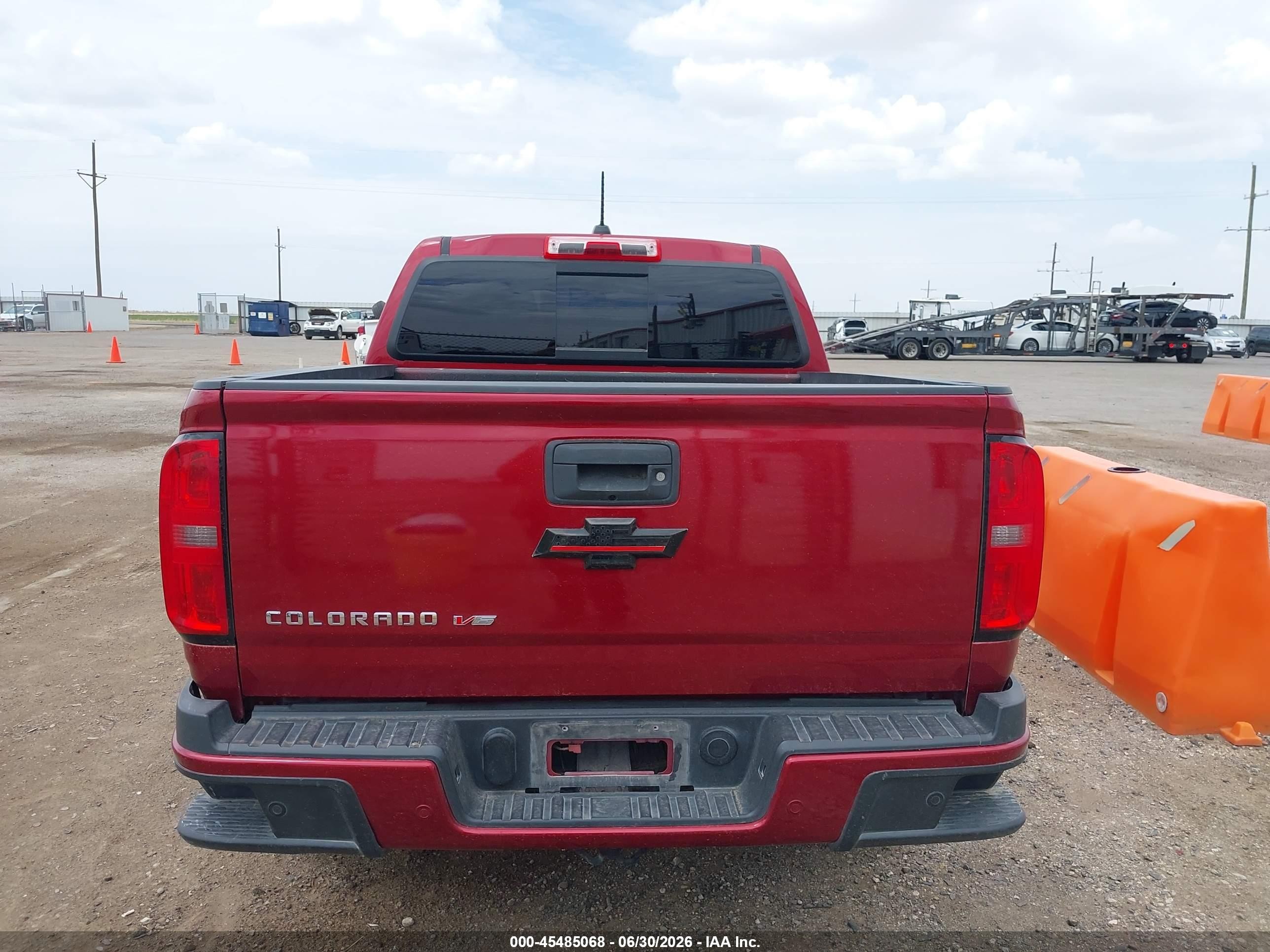 2019 Chevrolet Colorado Z71 Maroon vin: 1GCGSDEN5K1263814