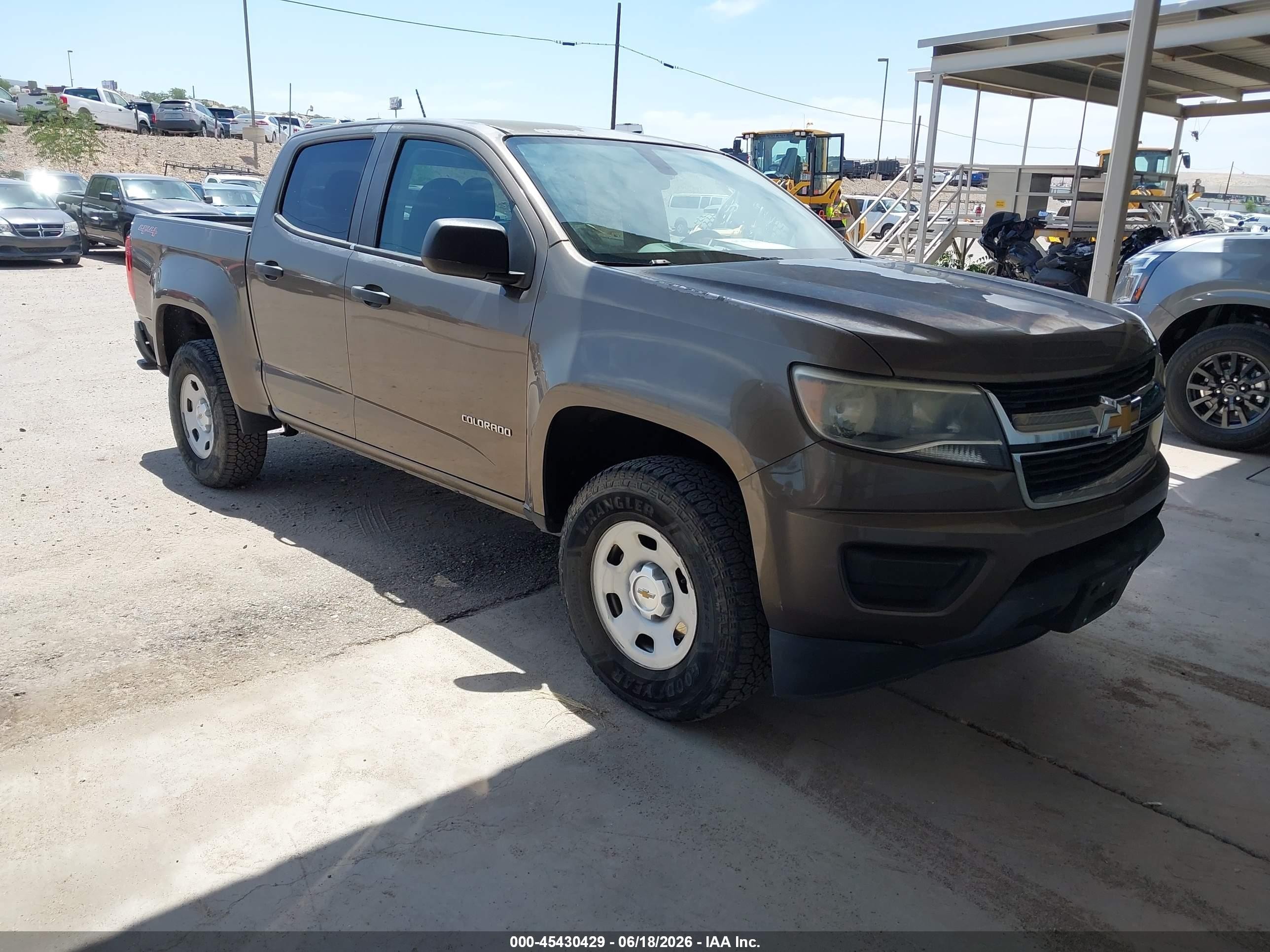 2015 Chevrolet Colorado Wt Dark Brown vin: 1GCGTAE30F1226167
