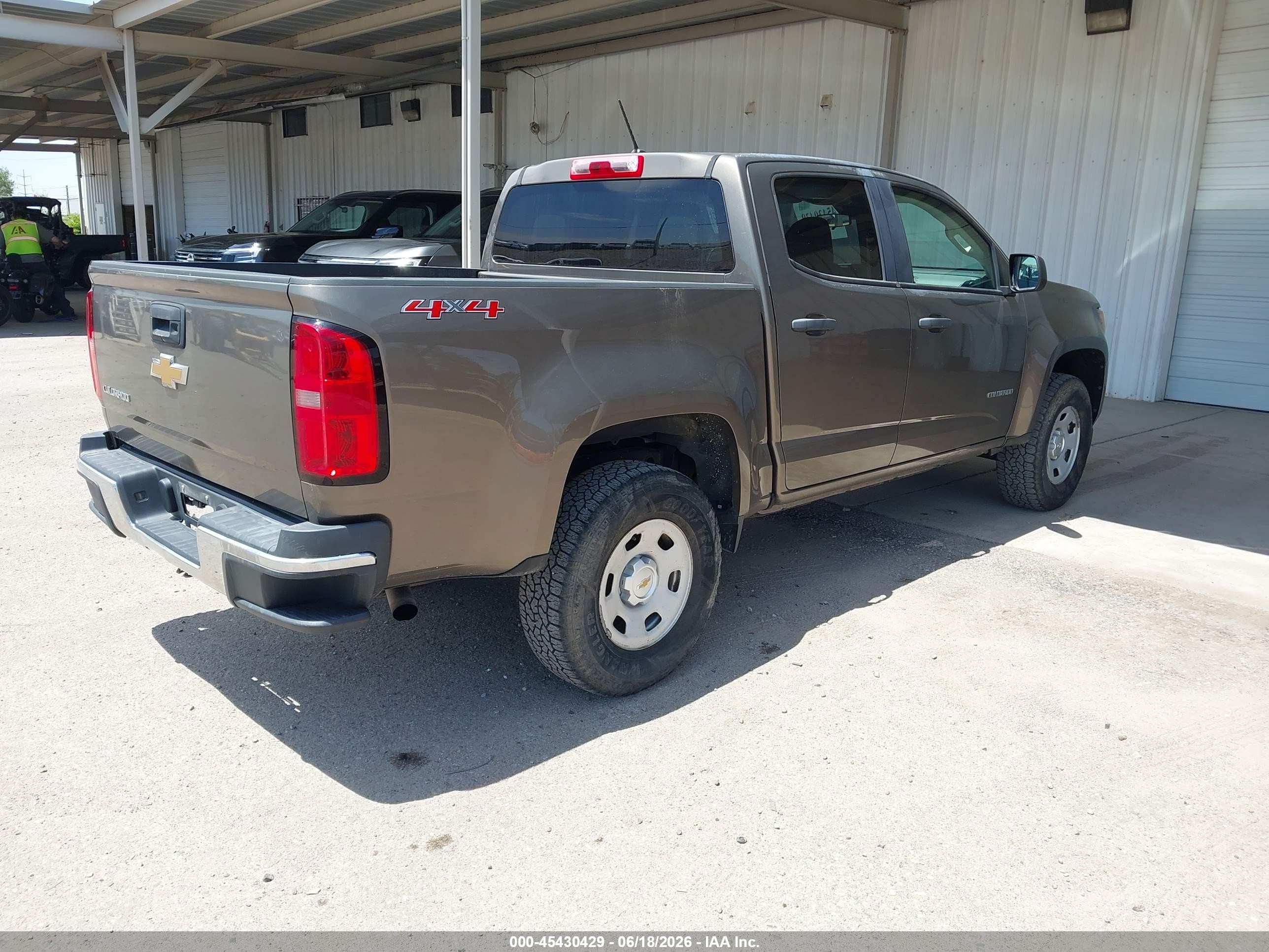 2015 Chevrolet Colorado Wt Dark Brown vin: 1GCGTAE30F1226167