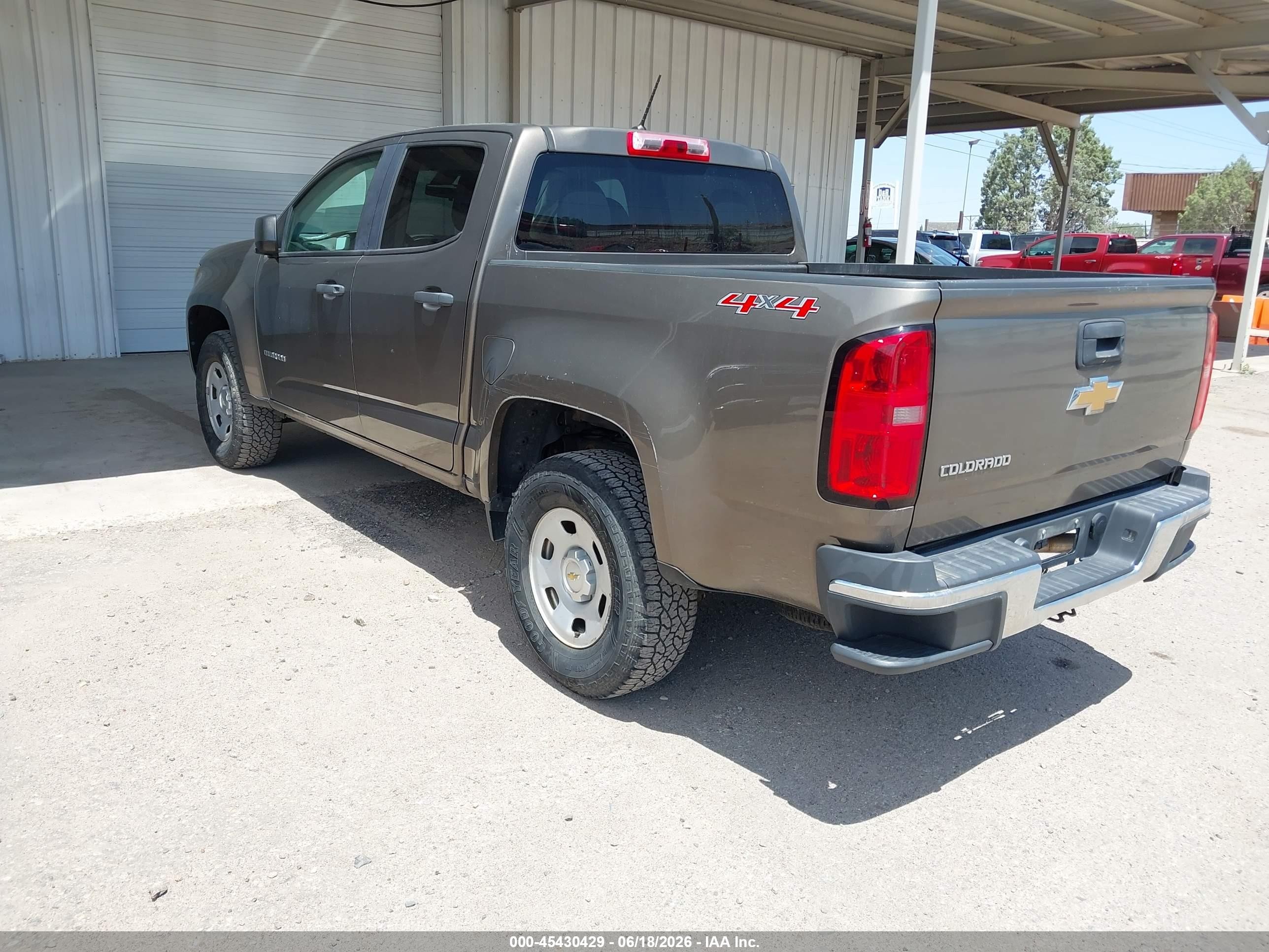 2015 Chevrolet Colorado Wt Dark Brown vin: 1GCGTAE30F1226167