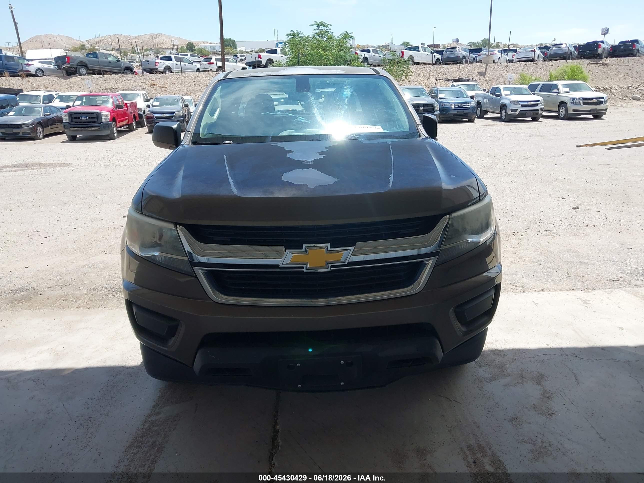 2015 Chevrolet Colorado Wt Dark Brown vin: 1GCGTAE30F1226167