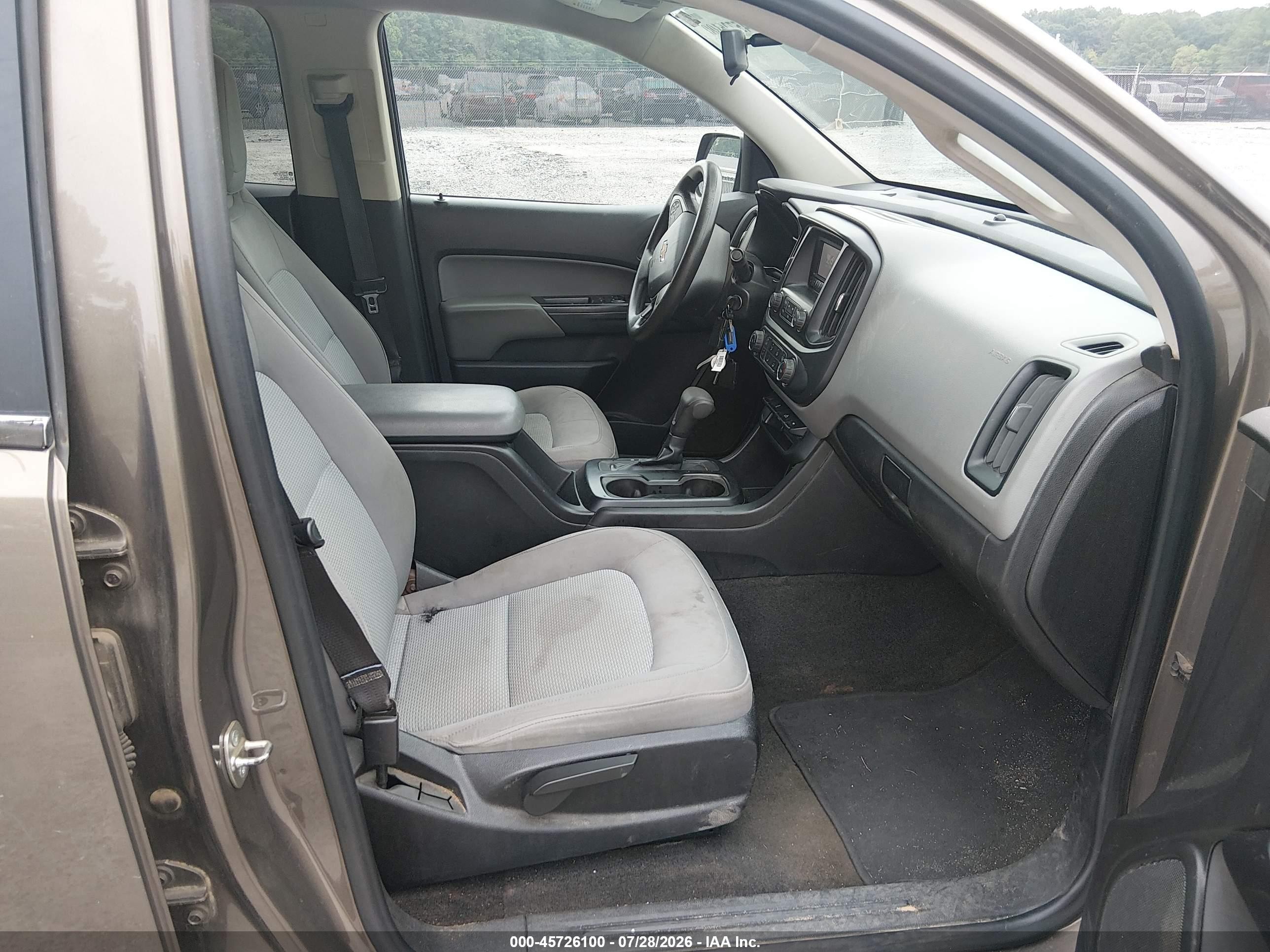 2015 Chevrolet Colorado Wt Brown vin: 1GCGTAE34F1226964
