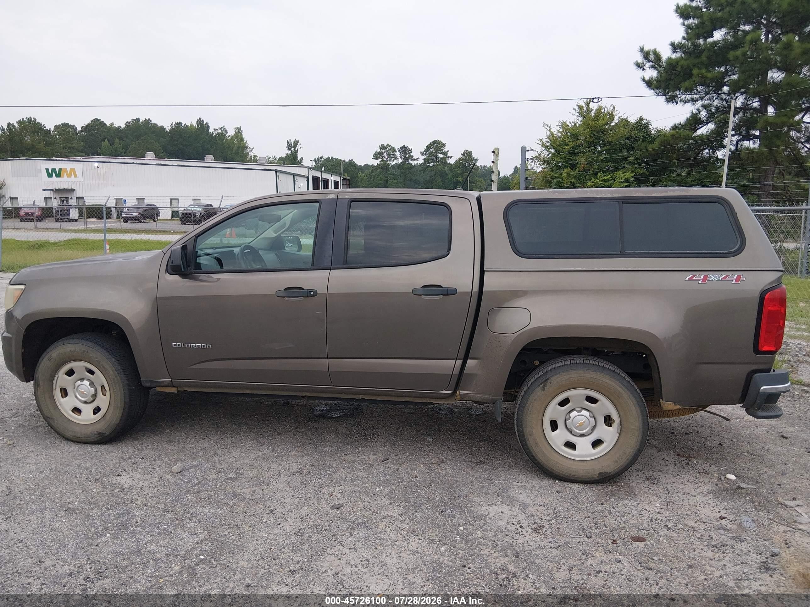 2015 Chevrolet Colorado Wt Brown vin: 1GCGTAE34F1226964