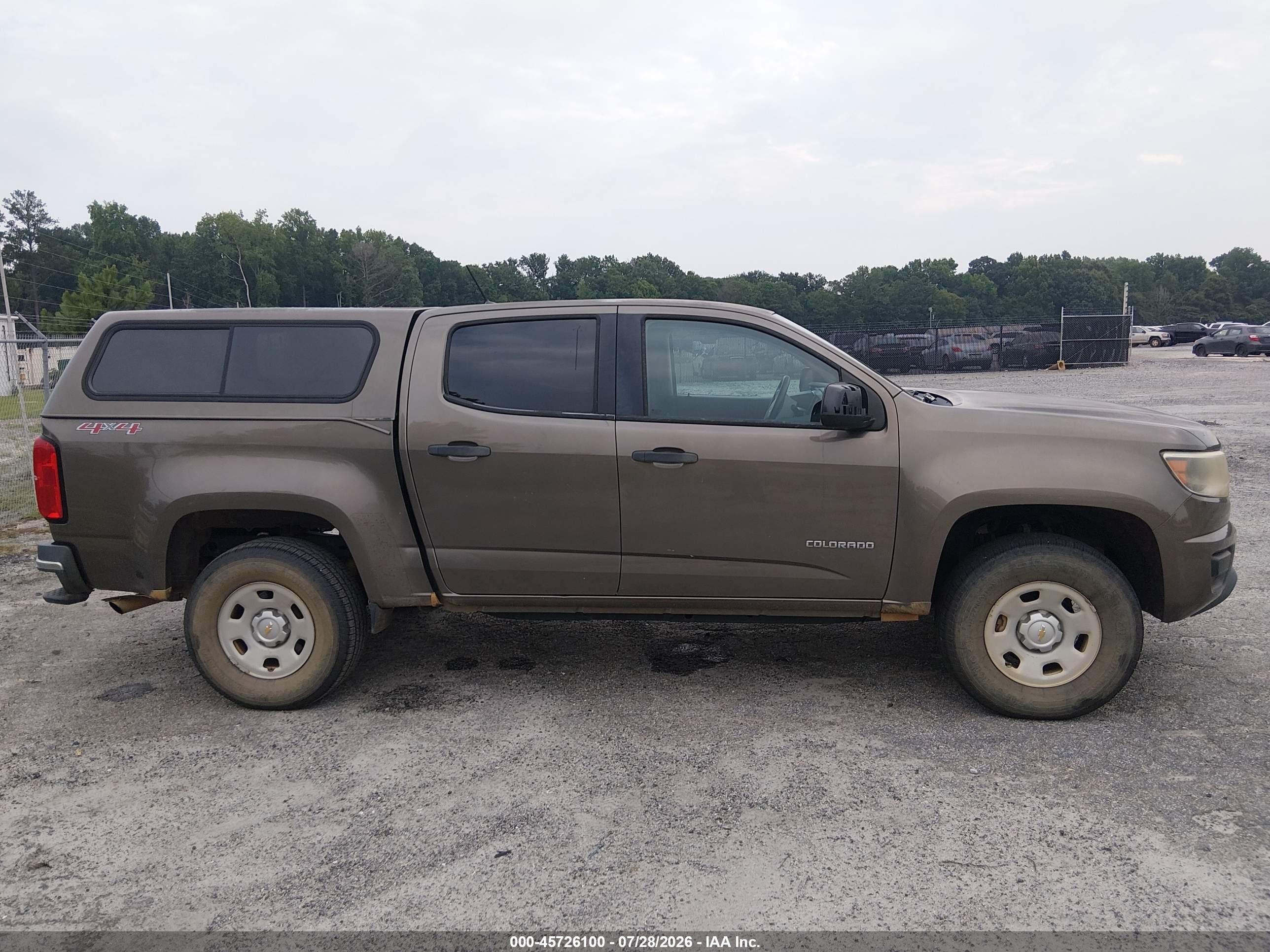 2015 Chevrolet Colorado Wt Brown vin: 1GCGTAE34F1226964