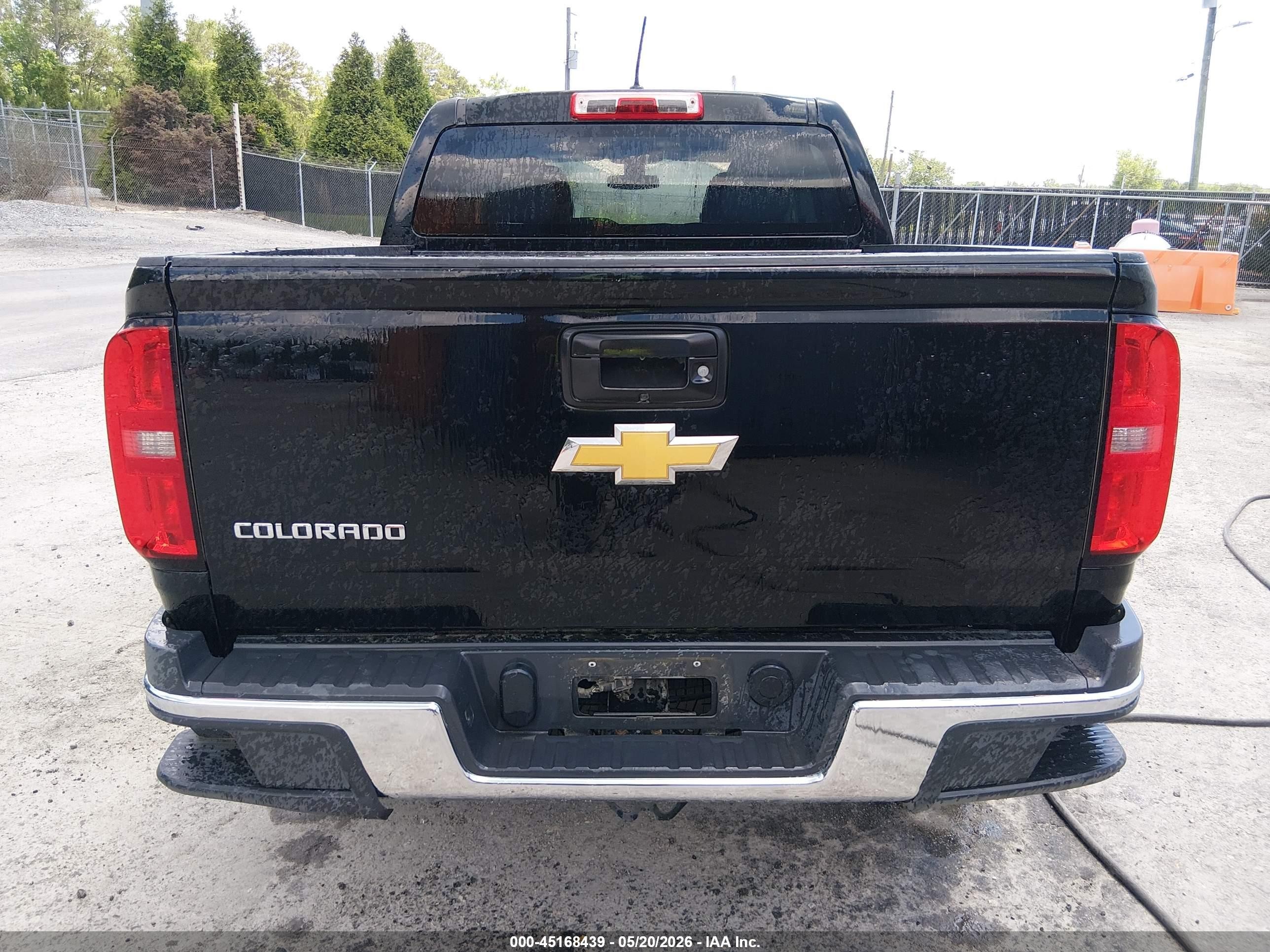 2015 Chevrolet Colorado Wt Black vin: 1GCGTAE35F1226004