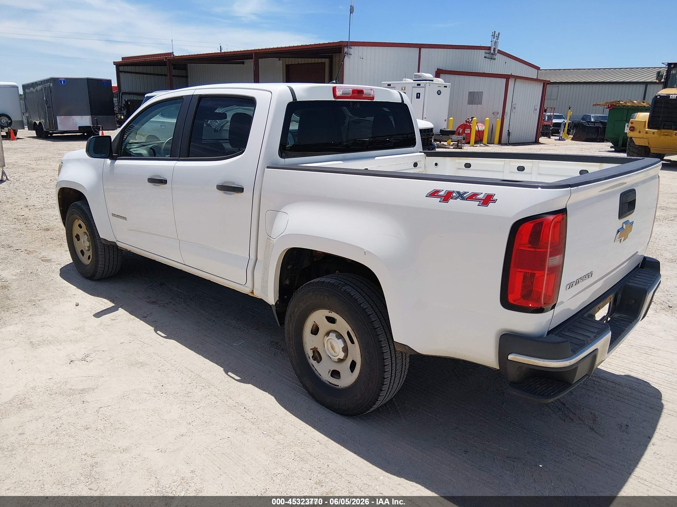 2015 Chevrolet Colorado Wt White vin: 1GCGTAE36F1226481