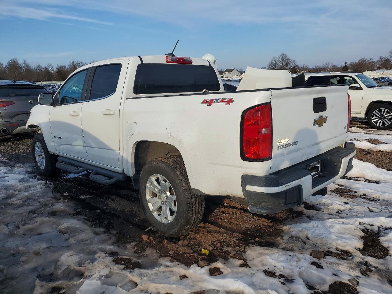 2015 Chevrolet Colorado Lt White vin: 1GCGTBE30F1124339