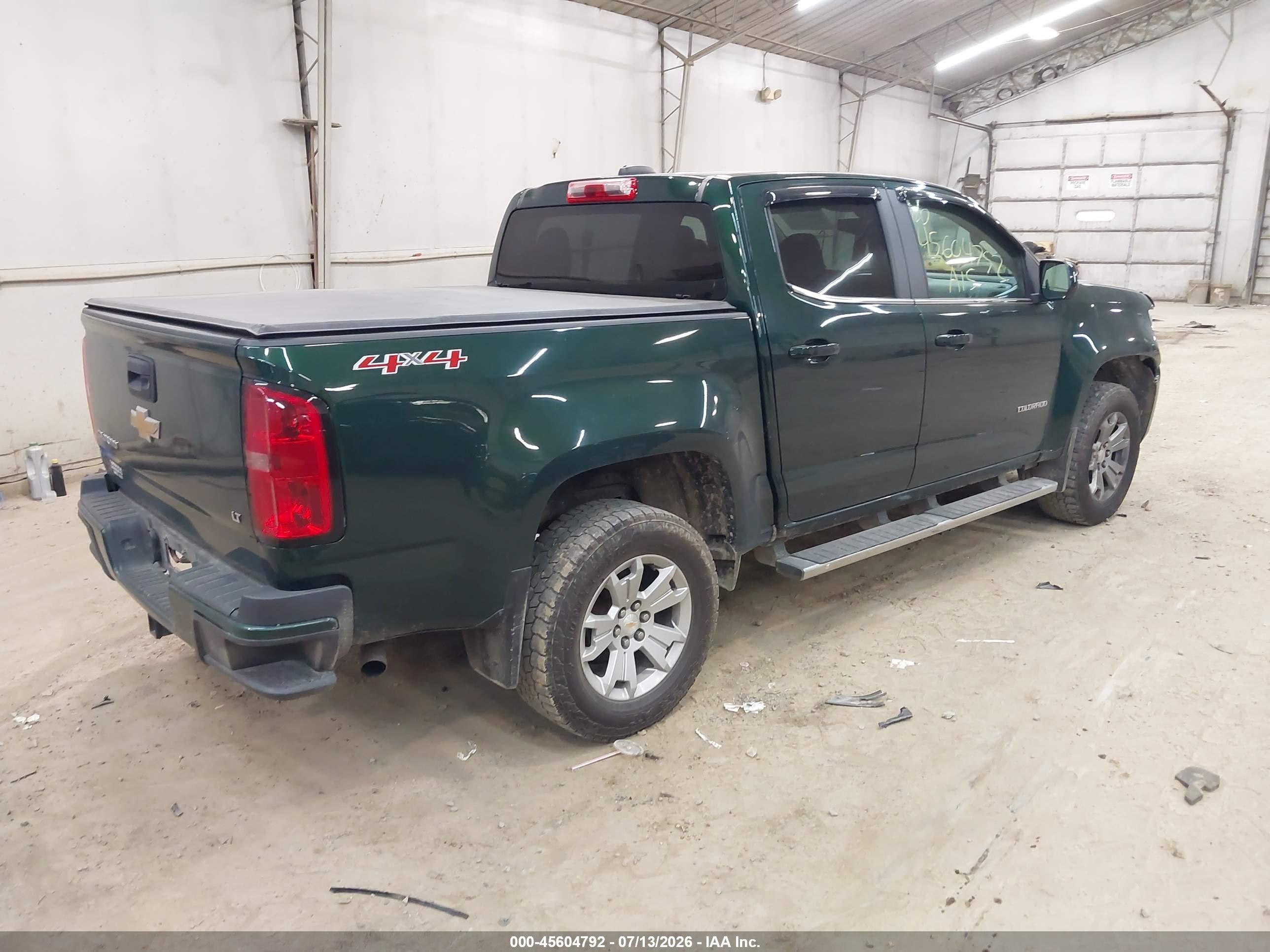 2015 Chevrolet Colorado Lt Green vin: 1GCGTBE31F1255697