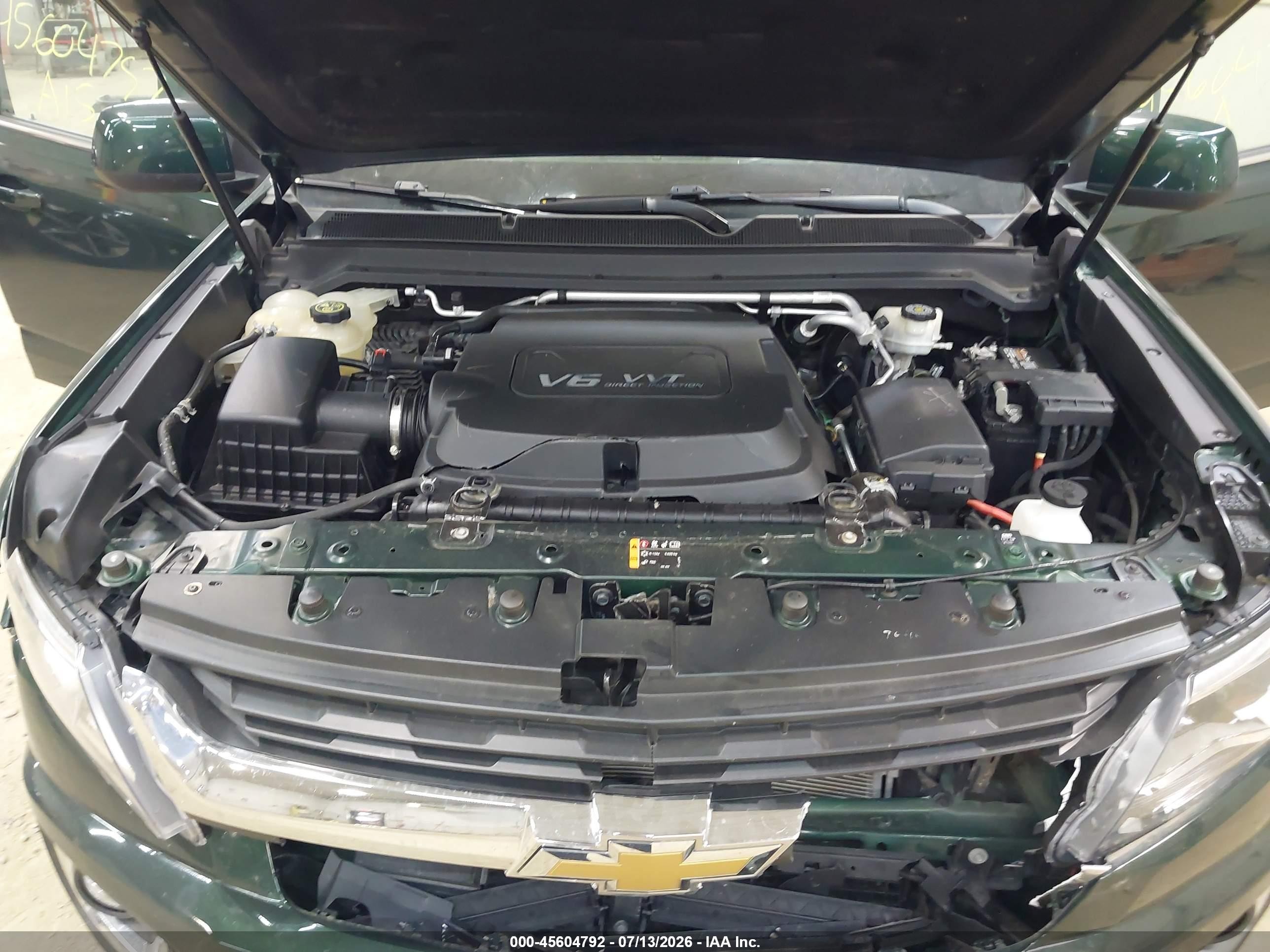 2015 Chevrolet Colorado Lt Green vin: 1GCGTBE31F1255697