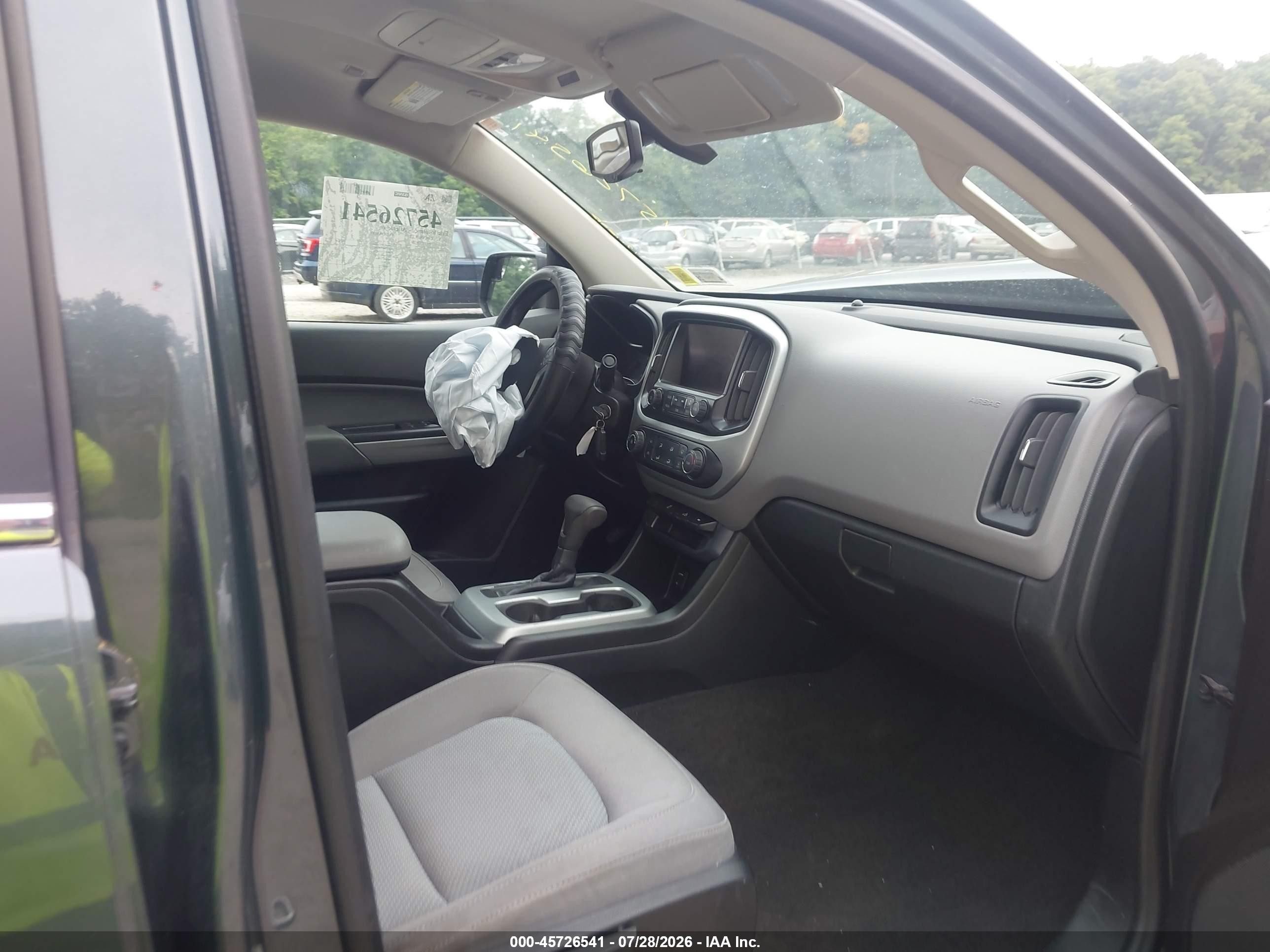 2015 Chevrolet Colorado Lt Gray vin: 1GCGTBE32F1233725