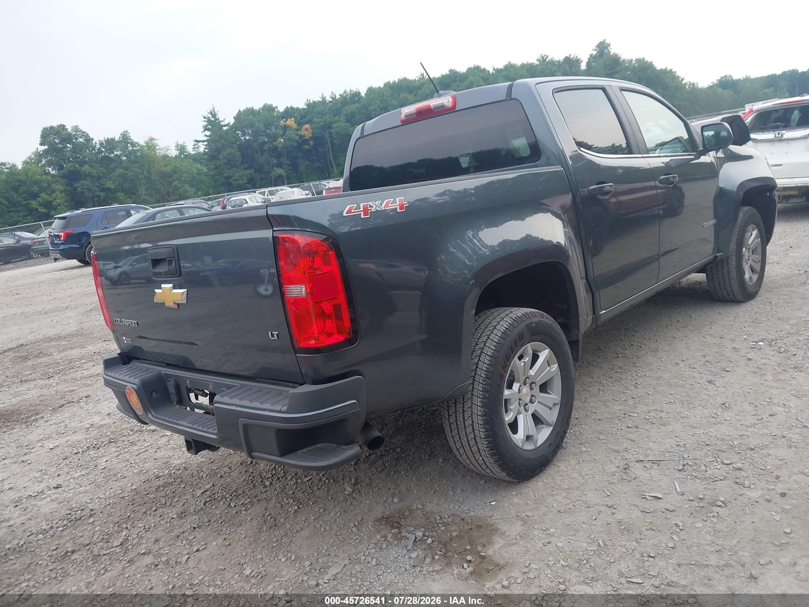 2015 Chevrolet Colorado Lt Gray vin: 1GCGTBE32F1233725