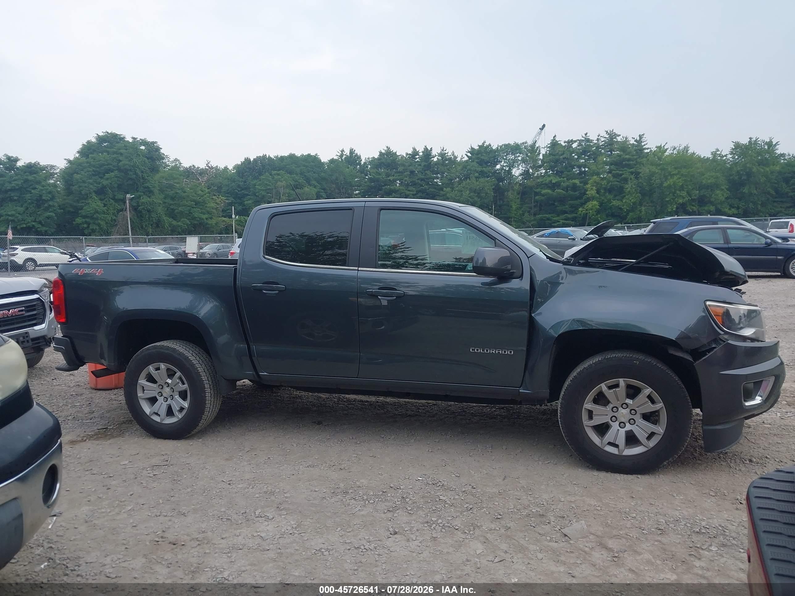 2015 Chevrolet Colorado Lt Gray vin: 1GCGTBE32F1233725