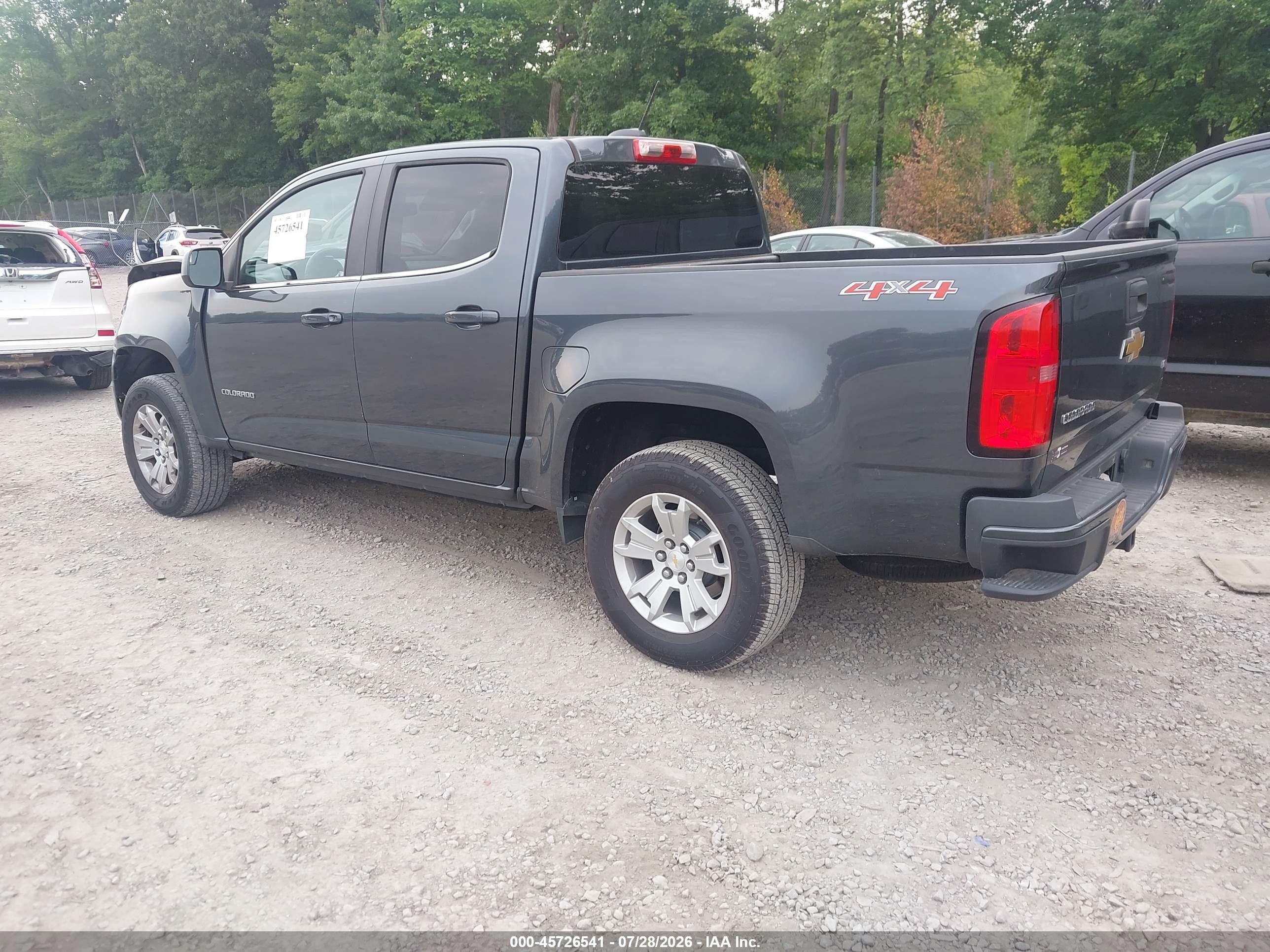 2015 Chevrolet Colorado Lt Gray vin: 1GCGTBE32F1233725
