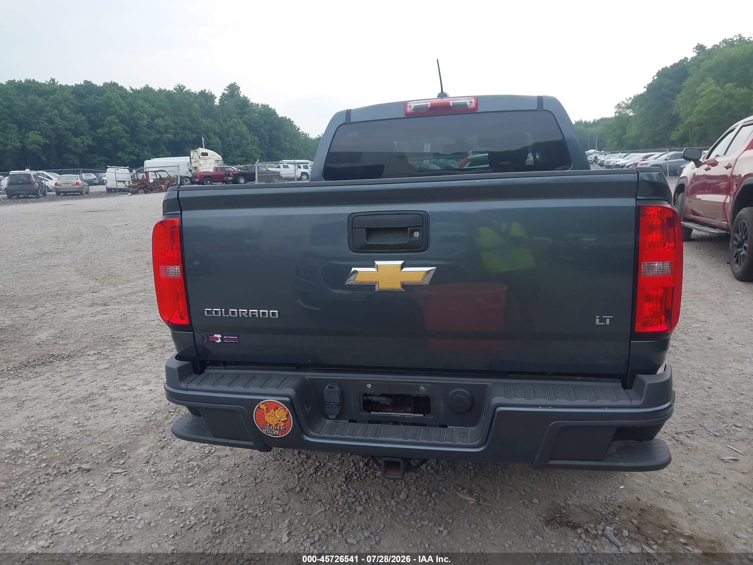 2015 Chevrolet Colorado Lt Gray vin: 1GCGTBE32F1233725
