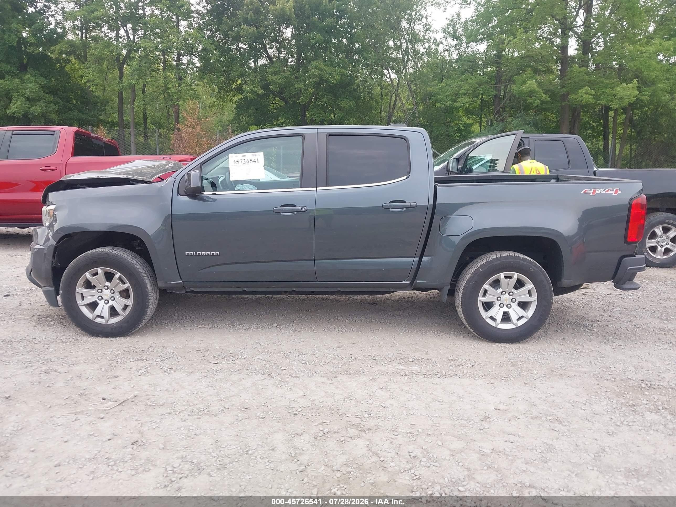 2015 Chevrolet Colorado Lt Gray vin: 1GCGTBE32F1233725