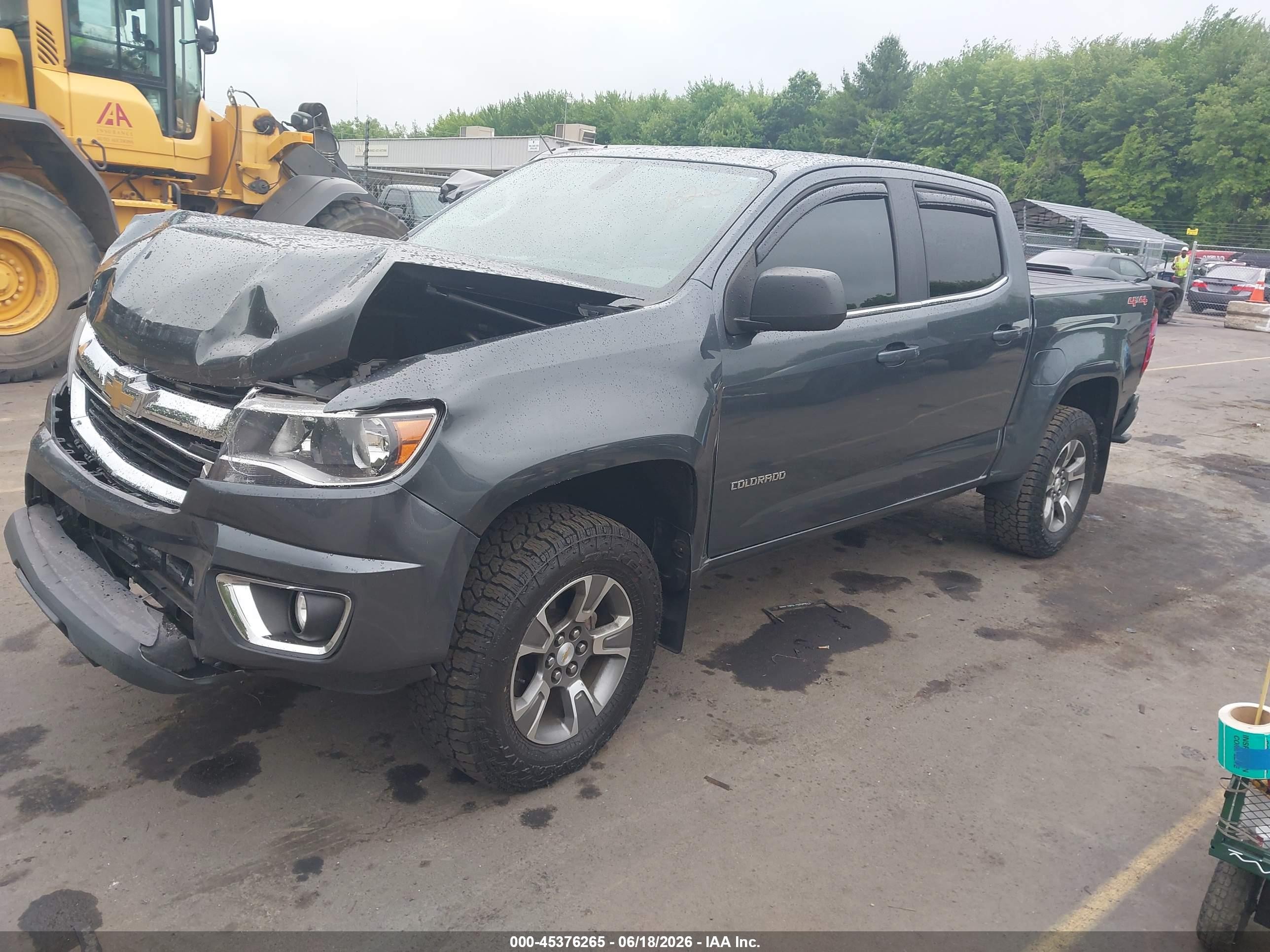 2015 Chevrolet Colorado 4wd Lt Gray vin: 1GCGTBE32F1235667