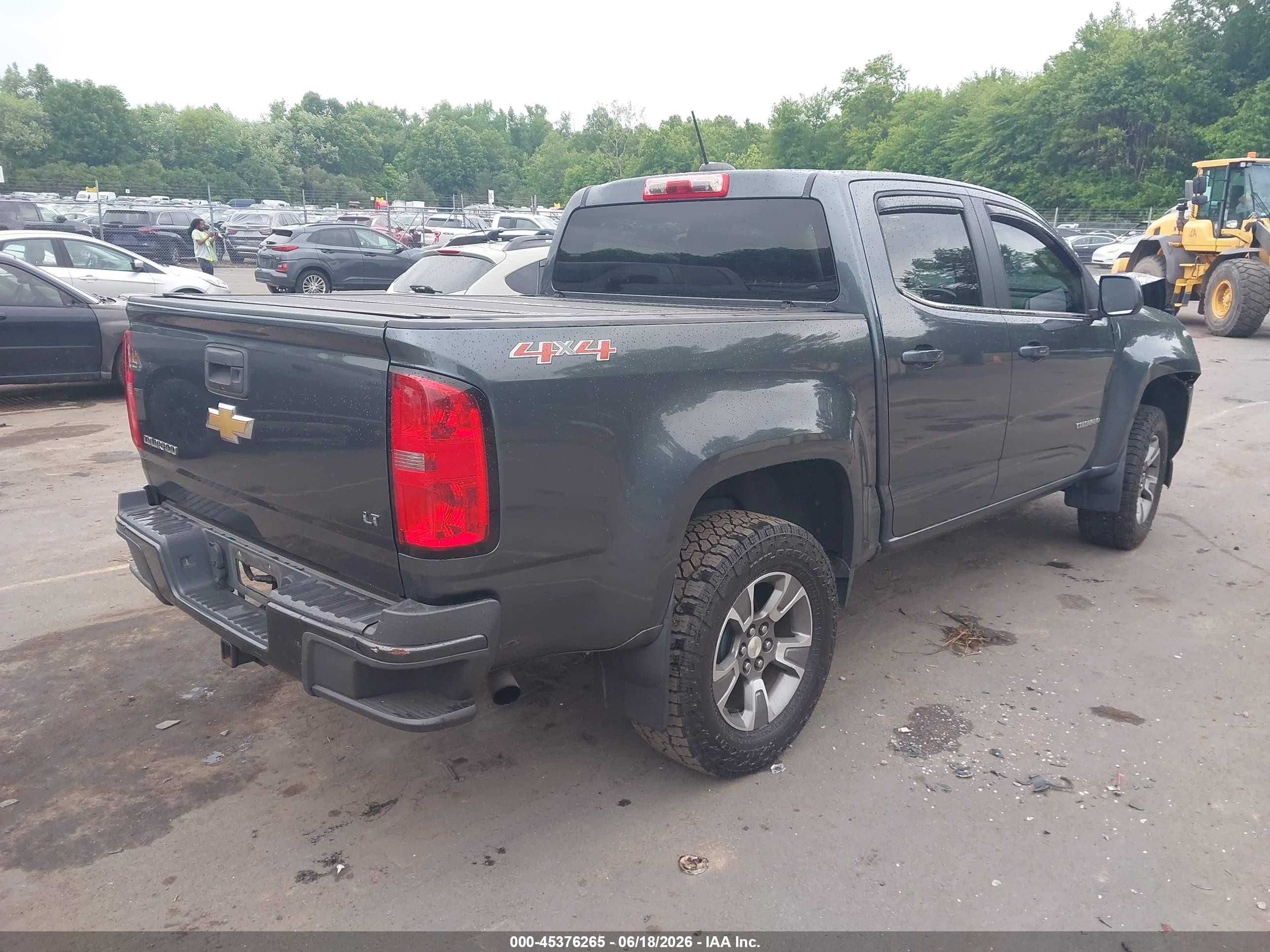 2015 Chevrolet Colorado 4wd Lt Gray vin: 1GCGTBE32F1235667