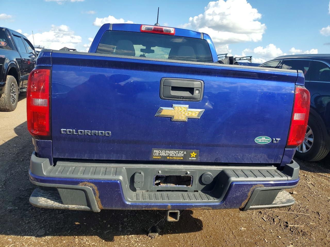 2015 Chevrolet Colorado Lt Blue vin: 1GCGTBE32F1238696