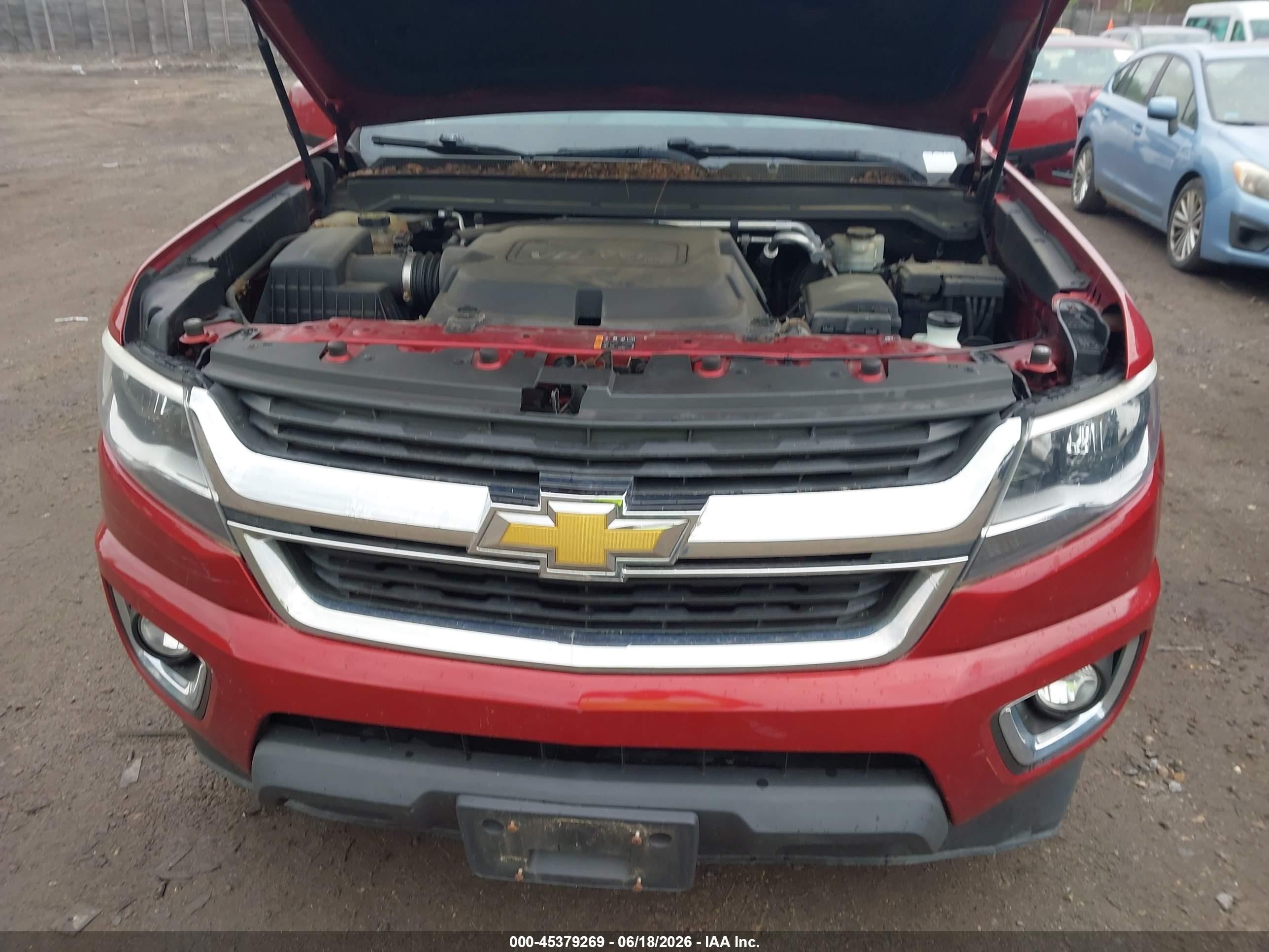 2015 Chevrolet Colorado 4wd Lt Red vin: 1GCGTBE34F1128832