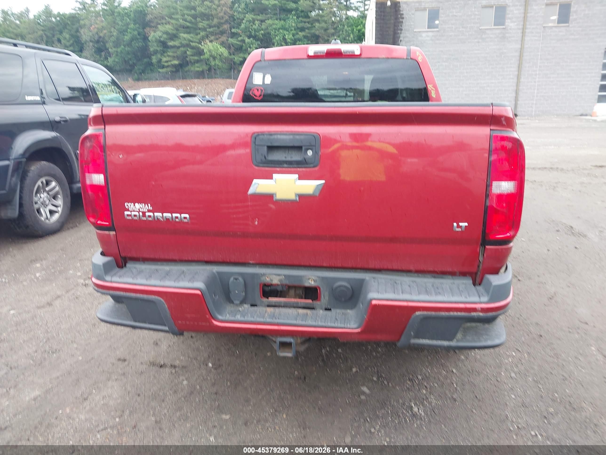 2015 Chevrolet Colorado 4wd Lt Red vin: 1GCGTBE34F1128832