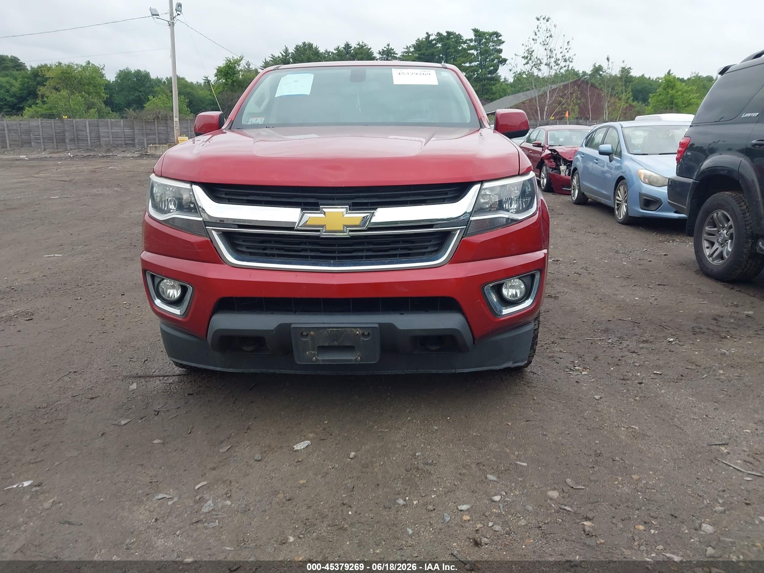 2015 Chevrolet Colorado 4wd Lt Red vin: 1GCGTBE34F1128832