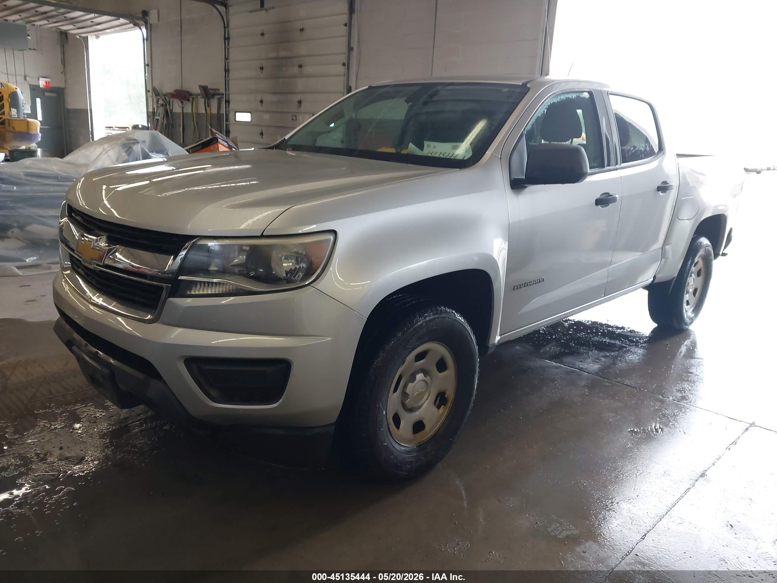 2016 Chevrolet Colorado Wt Silver vin: 1GCGTBE35G1229153