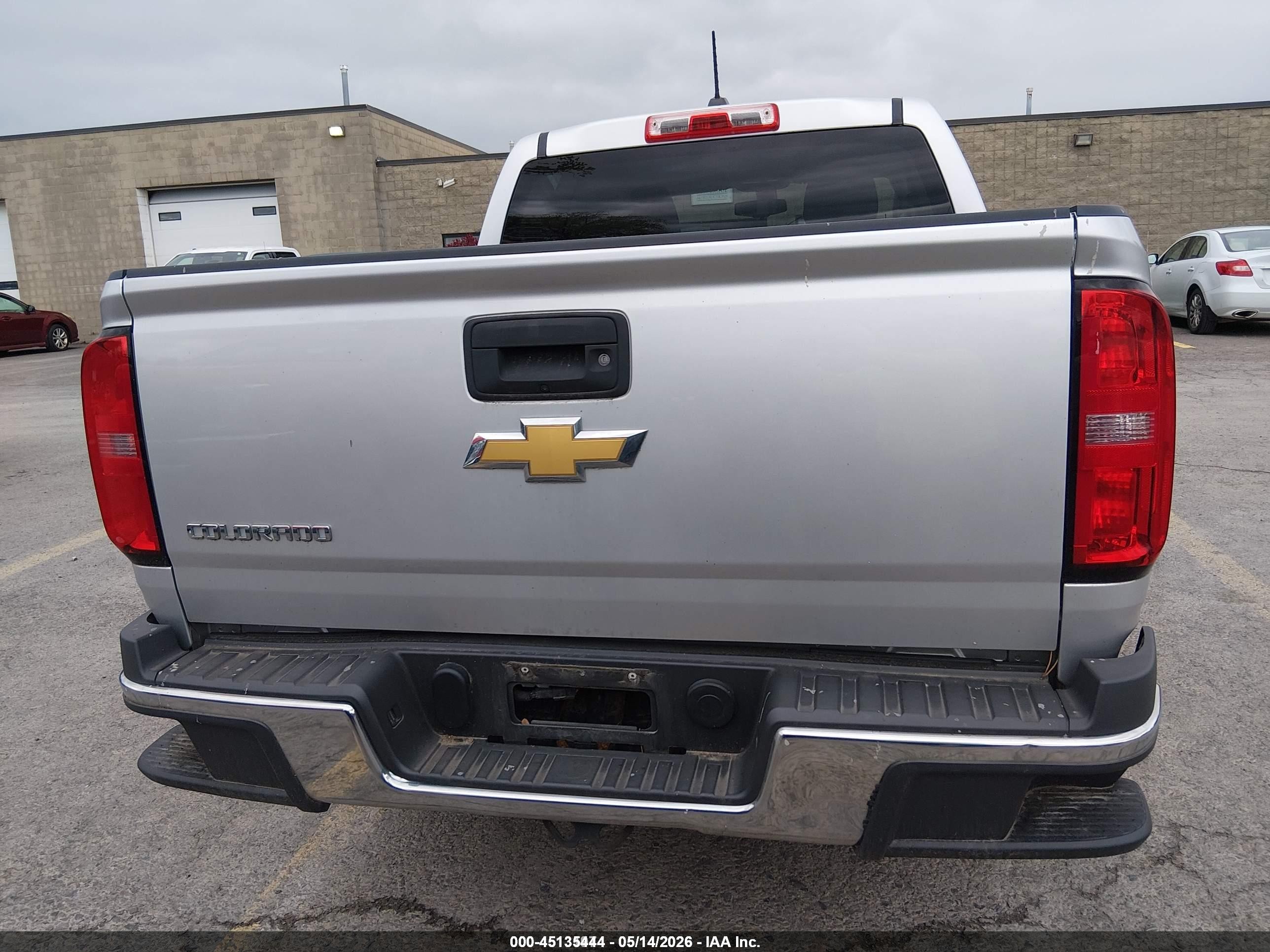 2016 Chevrolet Colorado Wt Silver vin: 1GCGTBE35G1229153