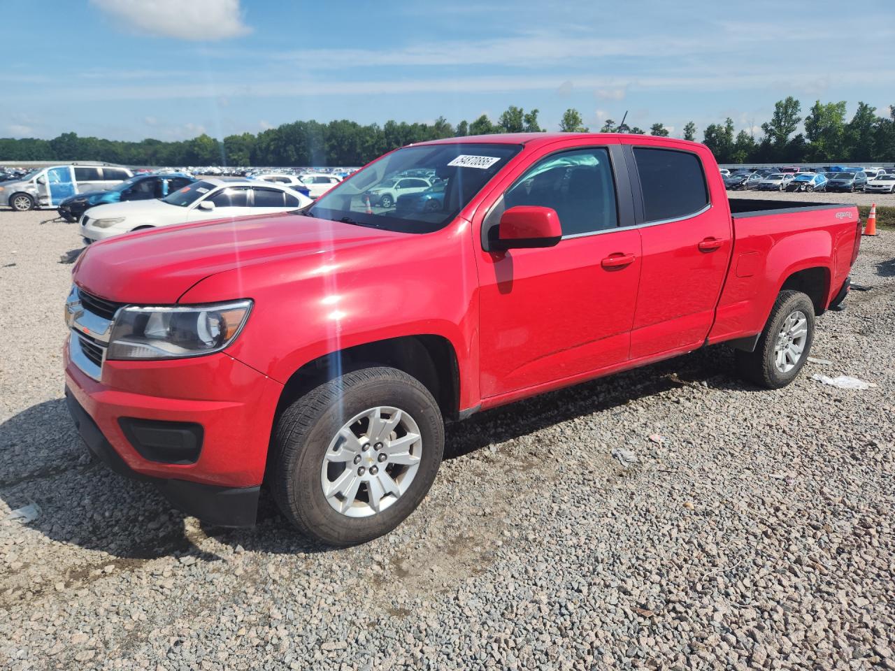 2015 Chevrolet Colorado Lt Red vin: 1GCGTBE36F1145292