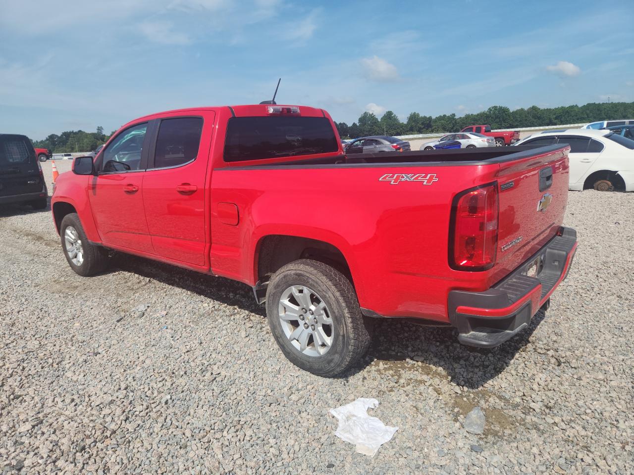 2015 Chevrolet Colorado Lt Red vin: 1GCGTBE36F1145292