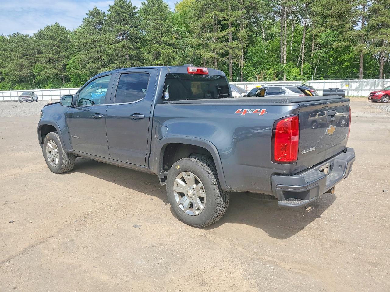 2015 Chevrolet Colorado Серый vin: 1GCGTBE36F1153229