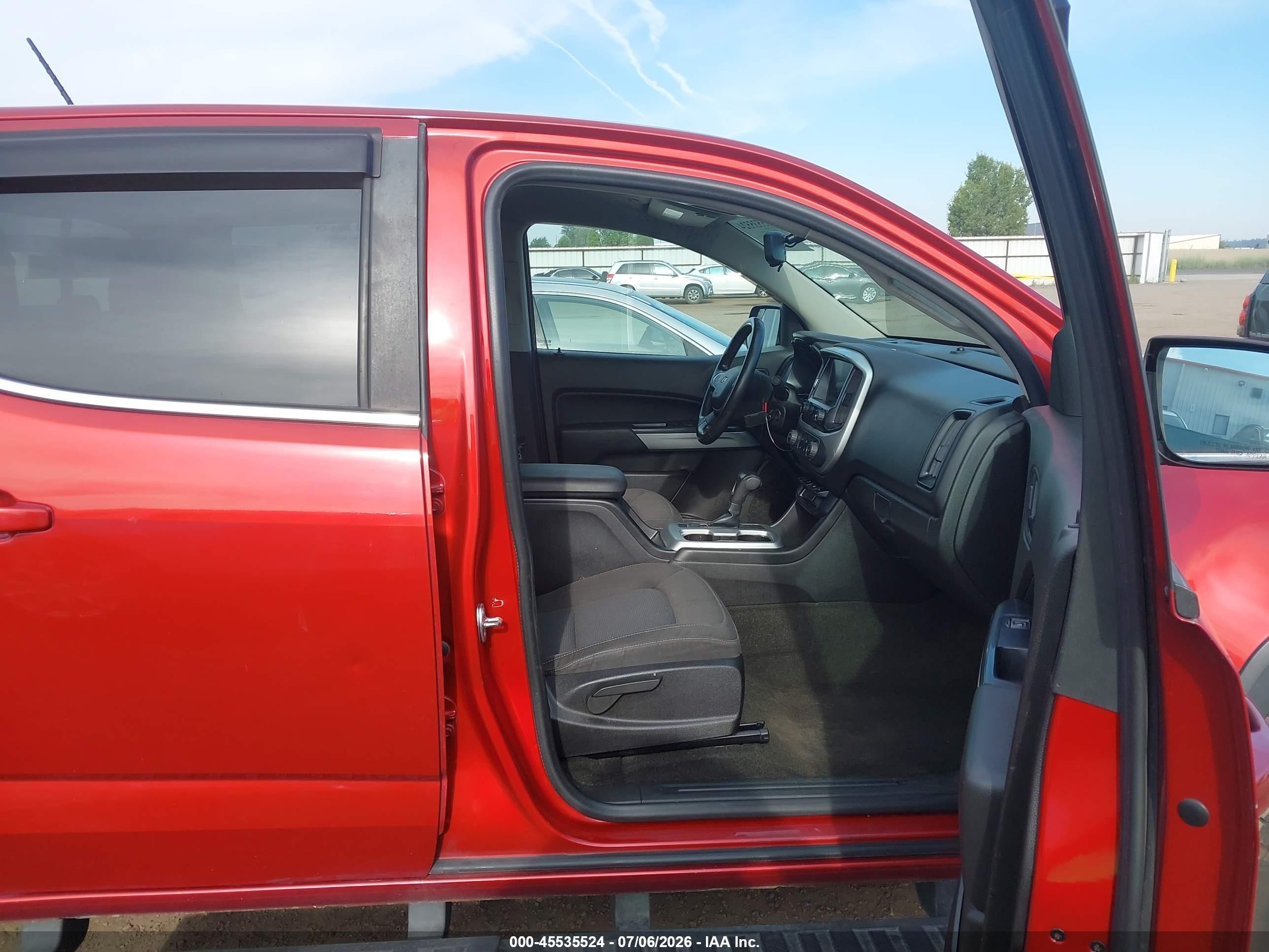 2015 Chevrolet Colorado 4wd Lt/lt Red vin: 1GCGTBE37F1221862
