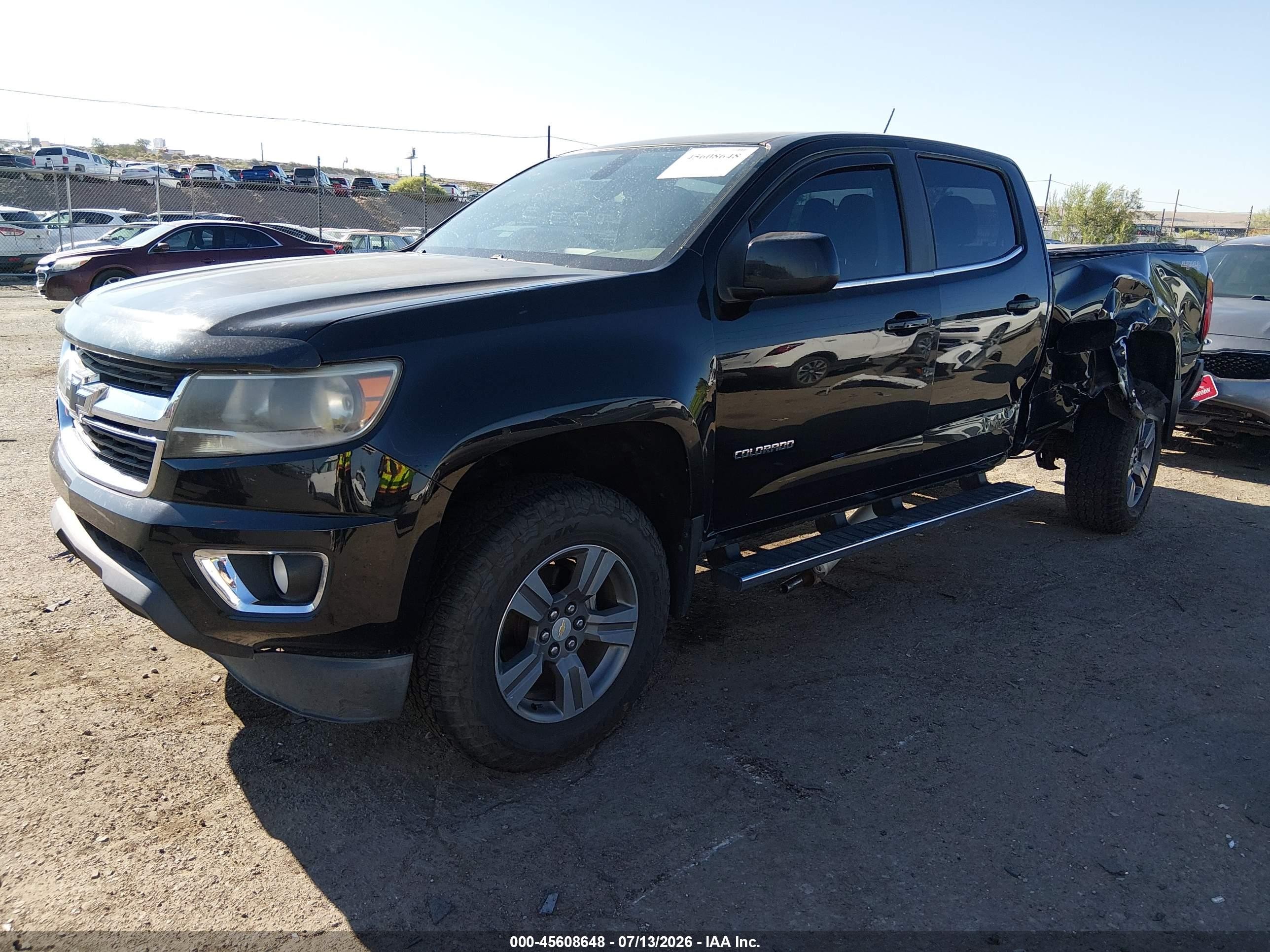 2015 Chevrolet Colorado 4wd Lt/lt Black vin: 1GCGTBE38F1124248