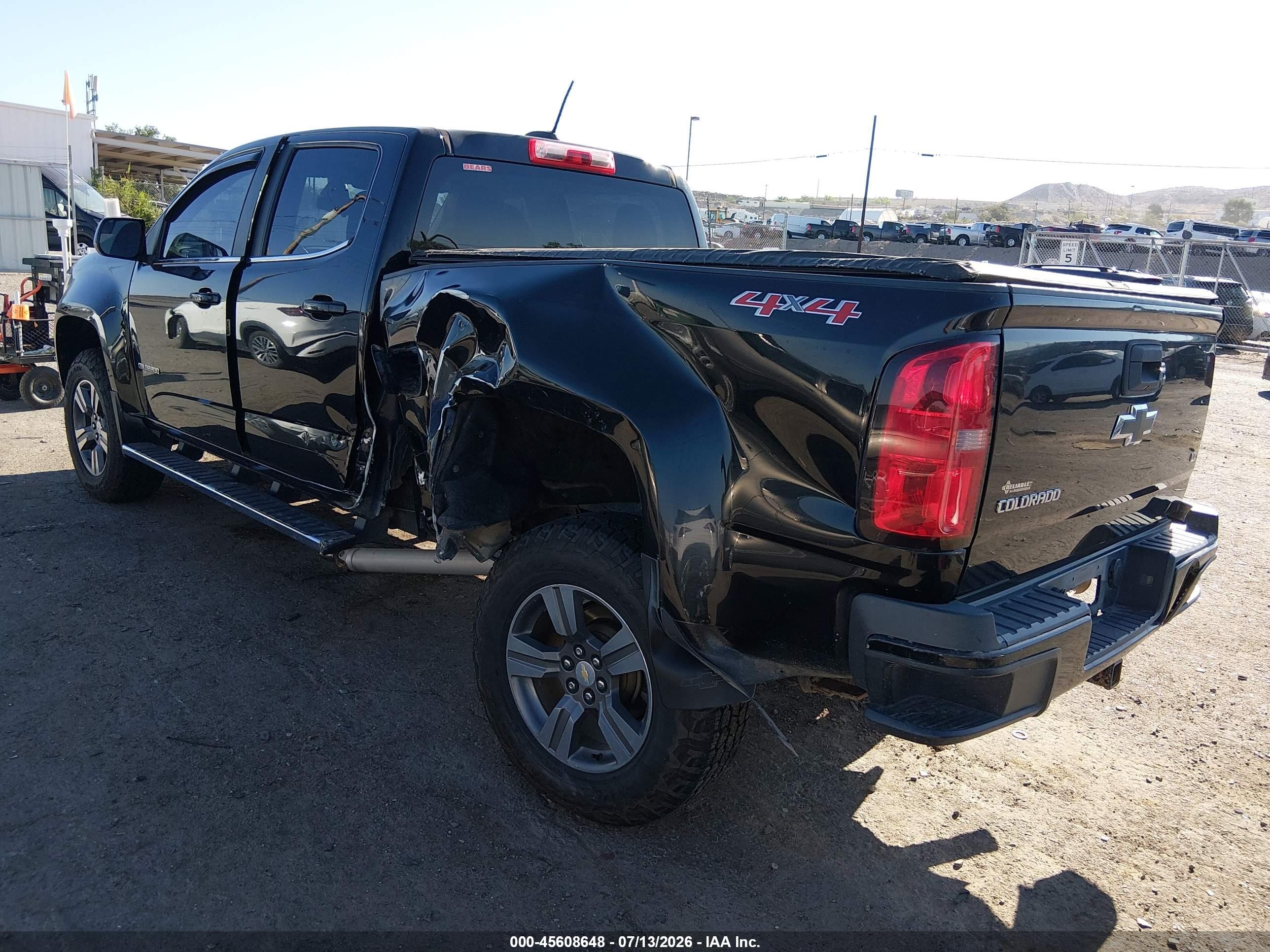2015 Chevrolet Colorado 4wd Lt/lt Black vin: 1GCGTBE38F1124248