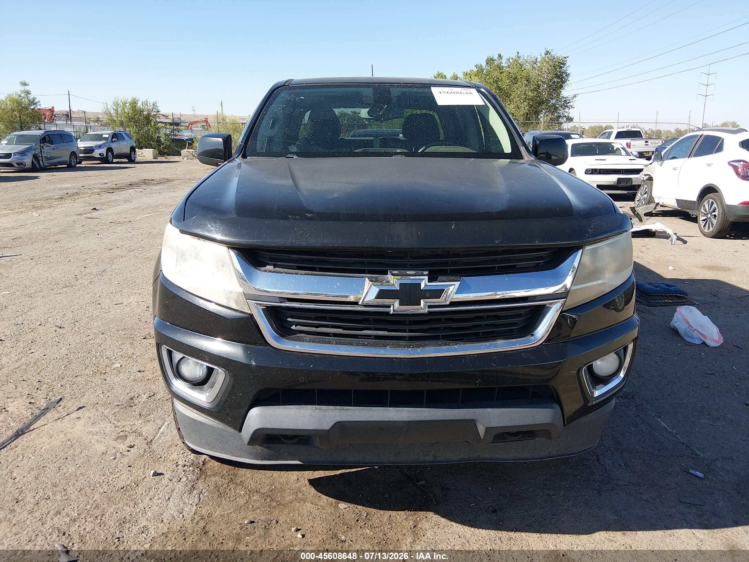 2015 Chevrolet Colorado 4wd Lt/lt Black vin: 1GCGTBE38F1124248
