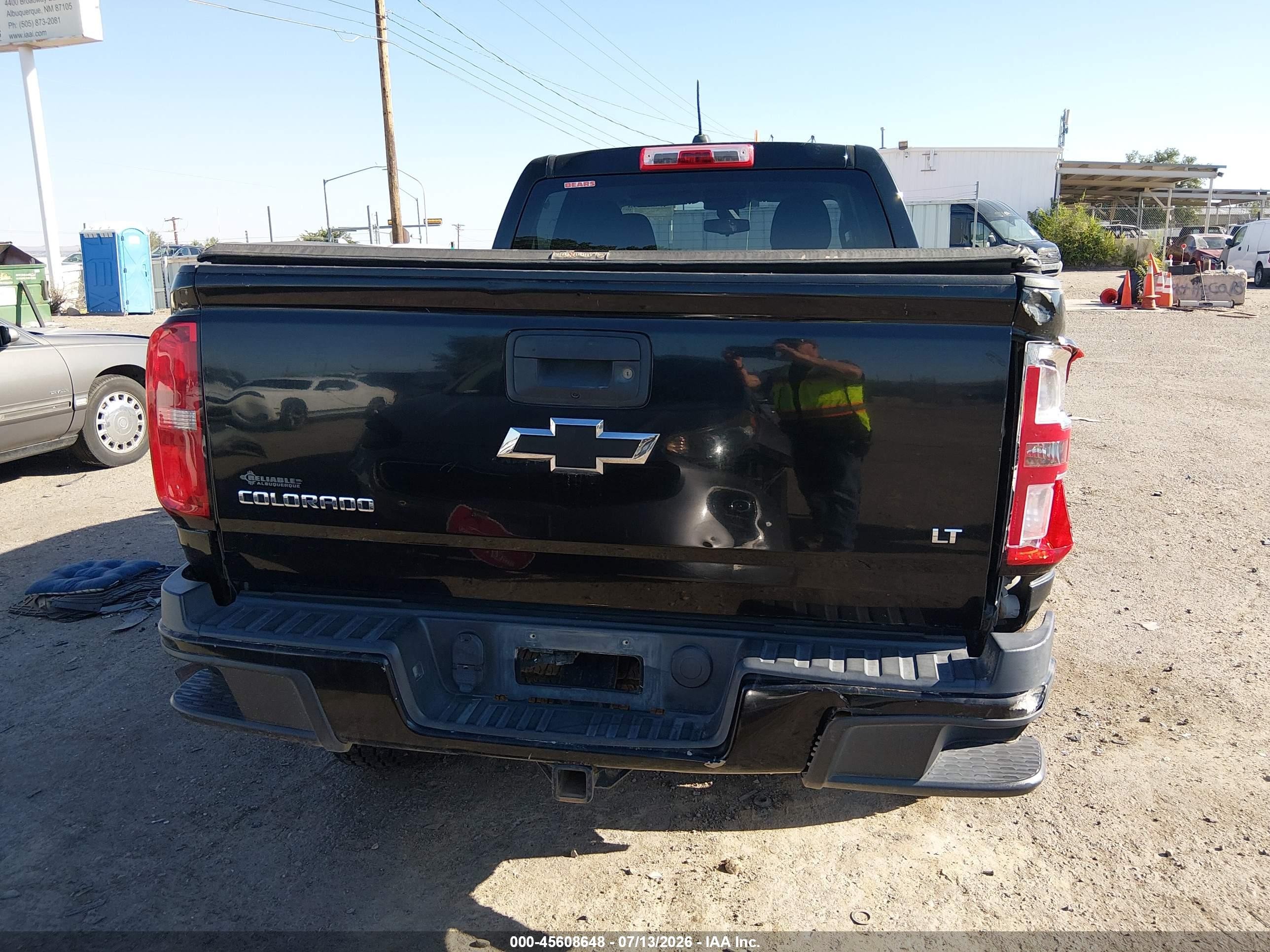 2015 Chevrolet Colorado 4wd Lt/lt Black vin: 1GCGTBE38F1124248