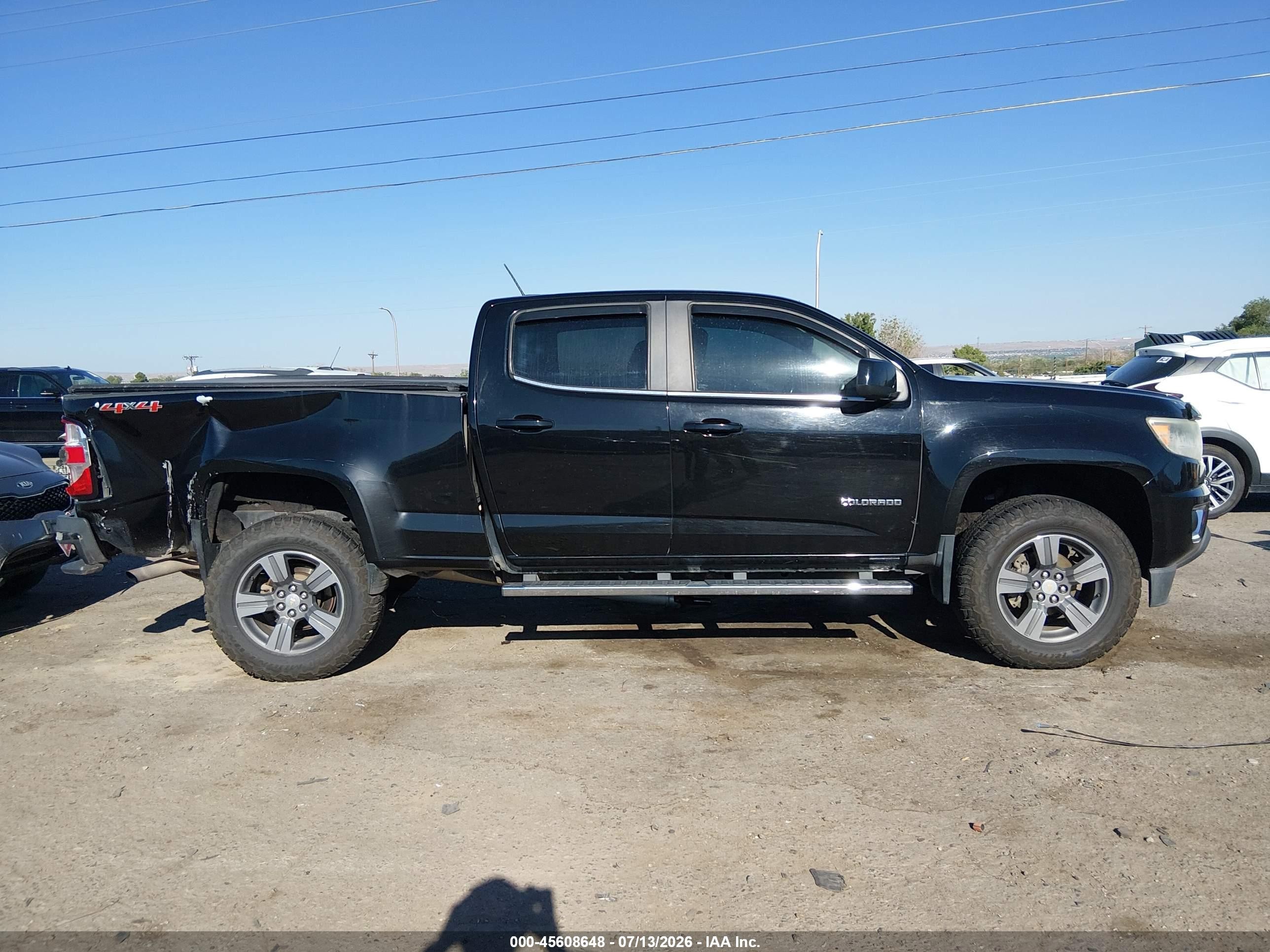 2015 Chevrolet Colorado 4wd Lt/lt Black vin: 1GCGTBE38F1124248