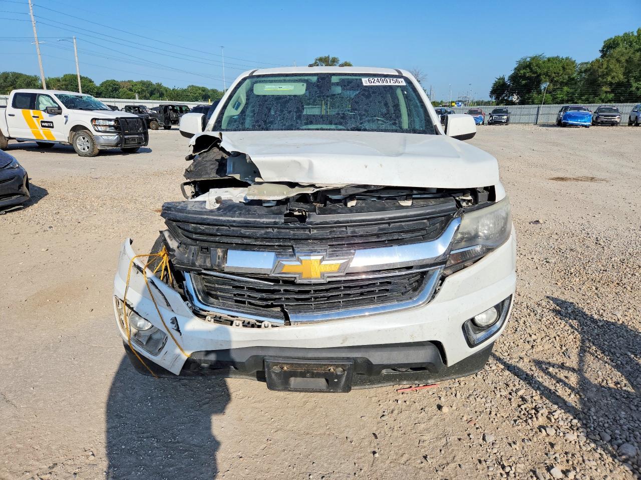 2015 Chevrolet Colorado Lt White vin: 1GCGTBE39F1181879