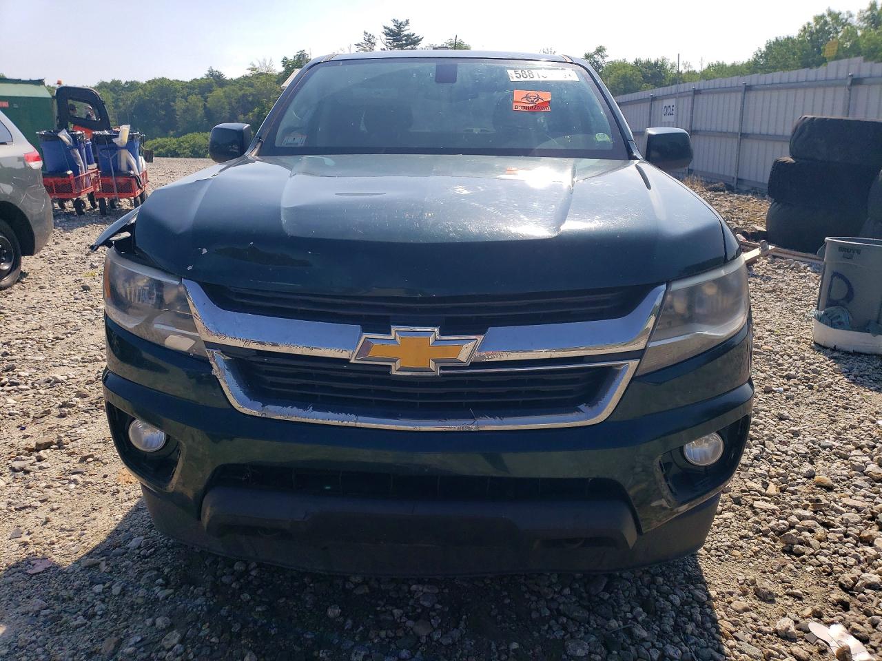 2015 Chevrolet Colorado Lt Green vin: 1GCGTBE3XF1147370