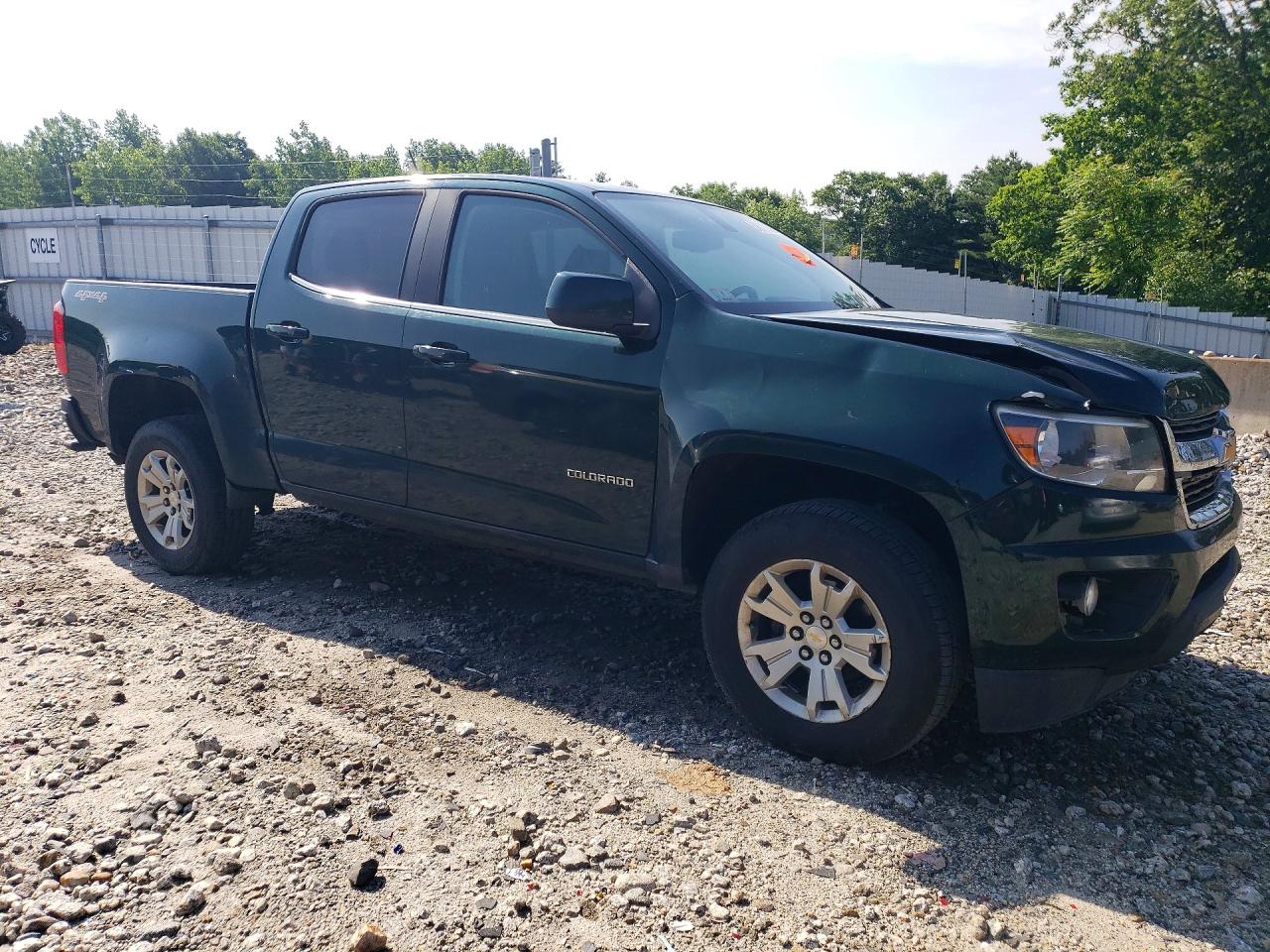 2015 Chevrolet Colorado Lt Green vin: 1GCGTBE3XF1147370