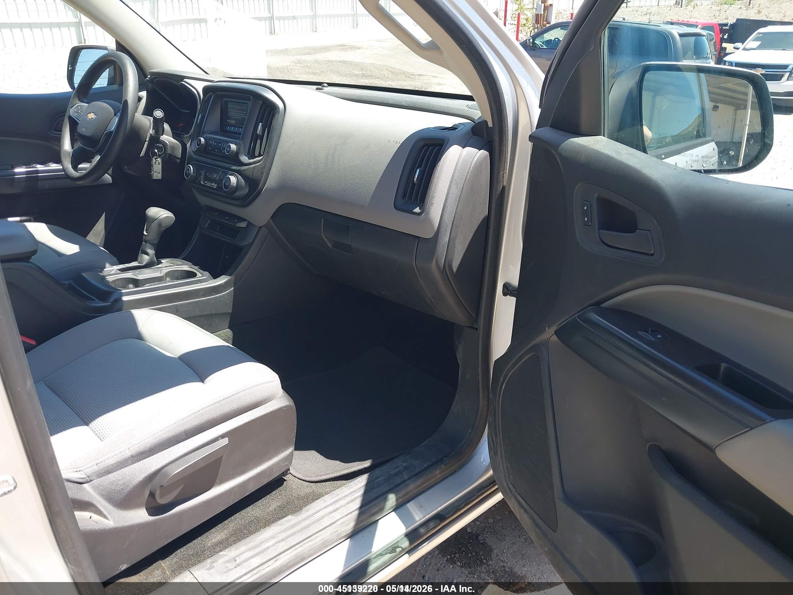 2016 Chevrolet Colorado Wt Silver vin: 1GCGTBE3XG1265680