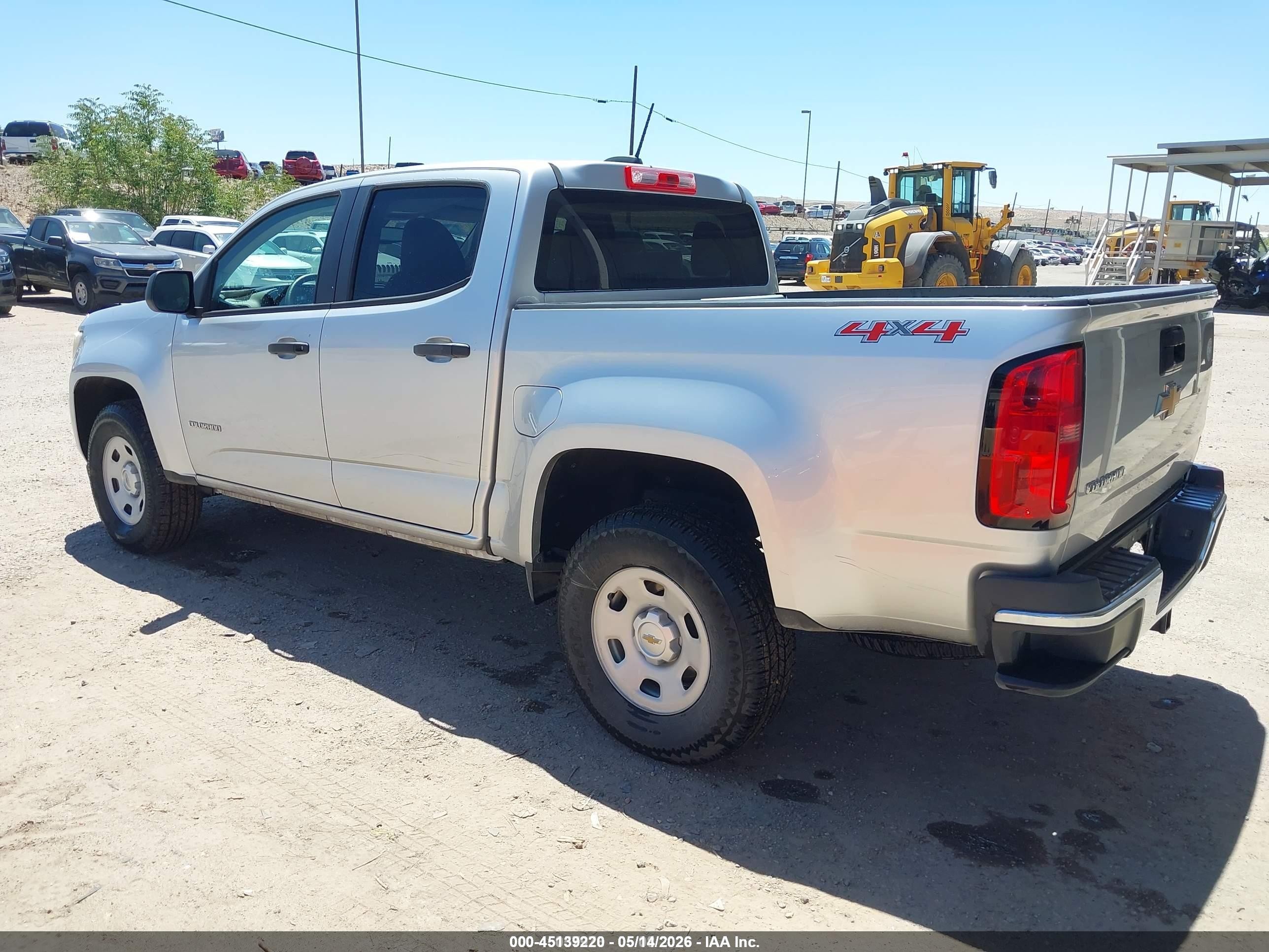 2016 Chevrolet Colorado Wt Silver vin: 1GCGTBE3XG1265680