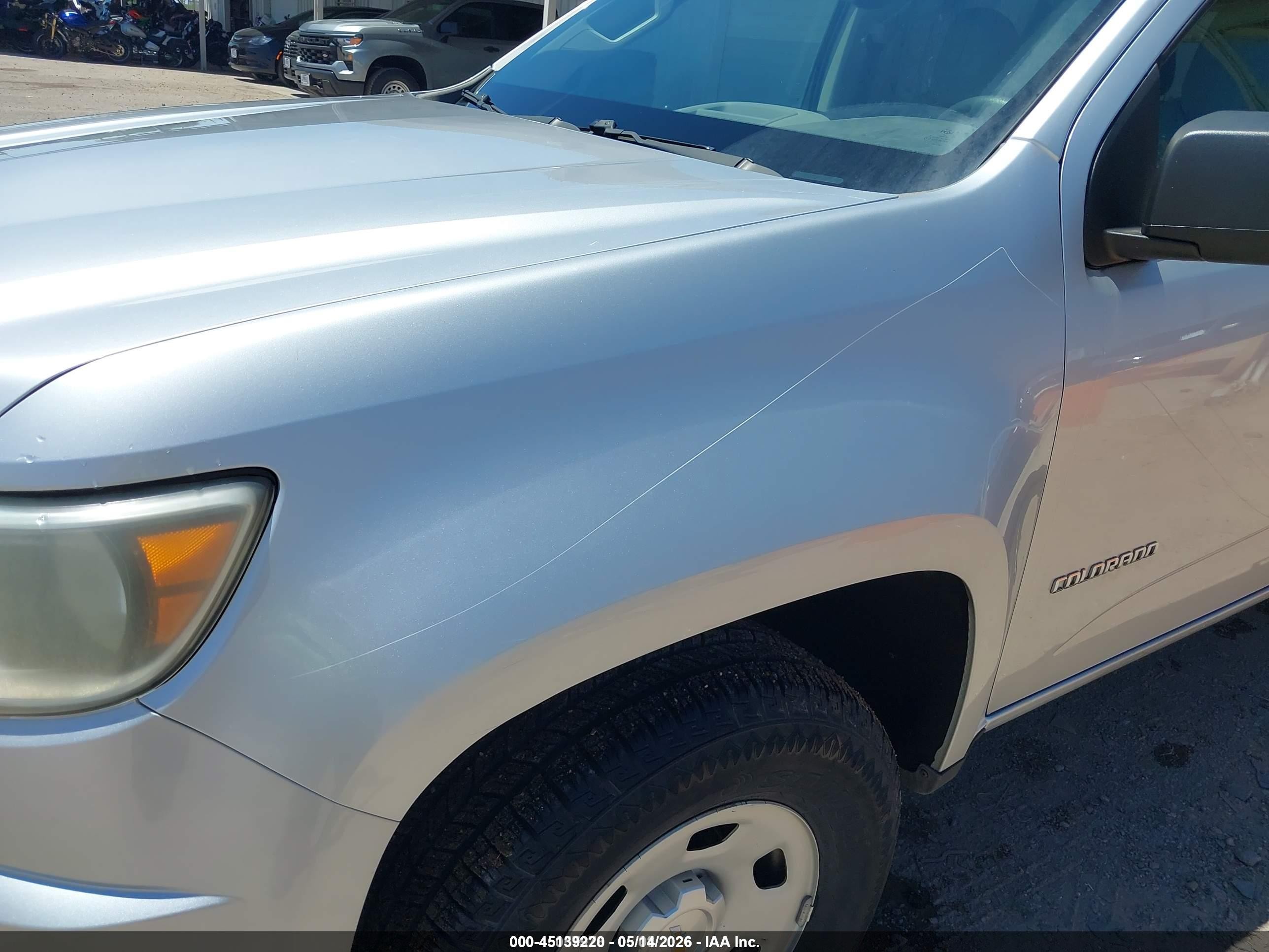 2016 Chevrolet Colorado Wt Silver vin: 1GCGTBE3XG1265680