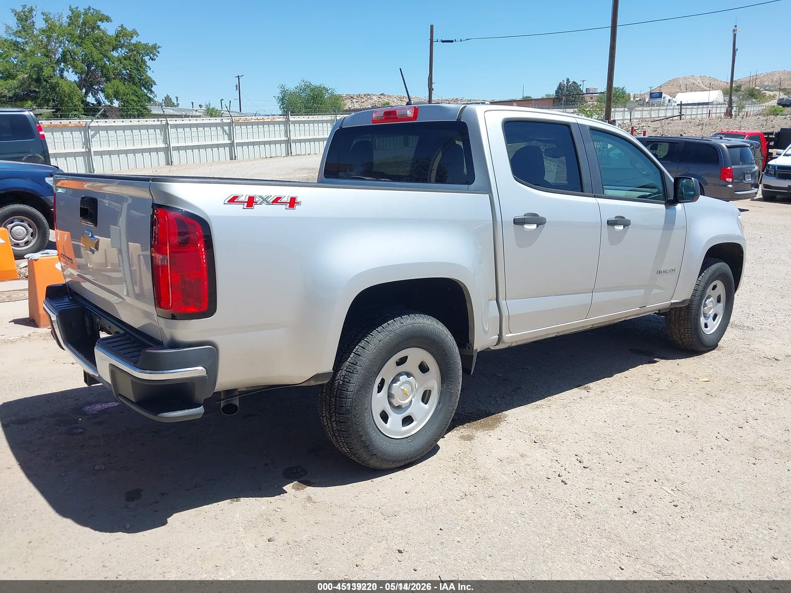 2016 Chevrolet Colorado Wt Silver vin: 1GCGTBE3XG1265680
