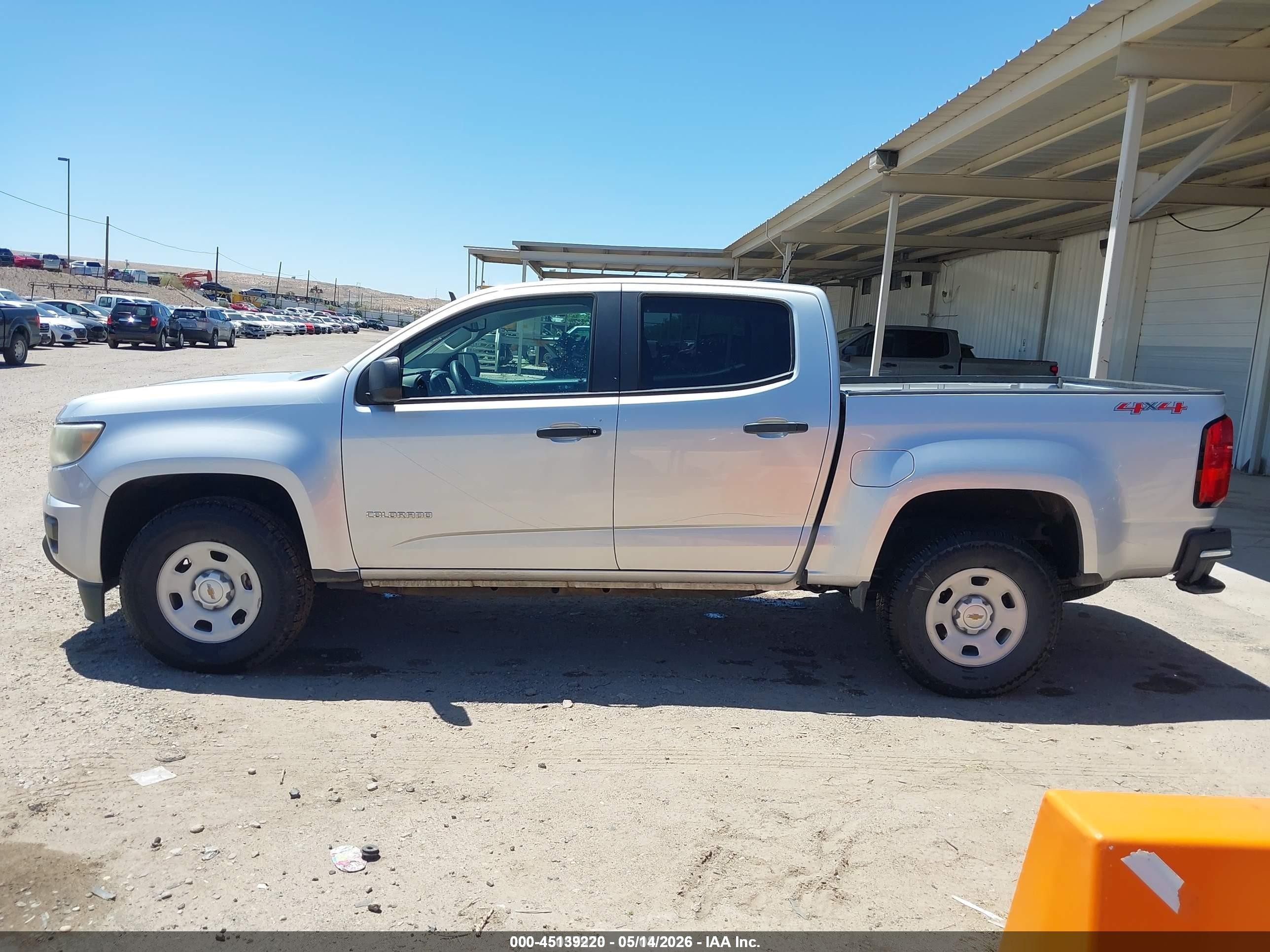 2016 Chevrolet Colorado Wt Silver vin: 1GCGTBE3XG1265680