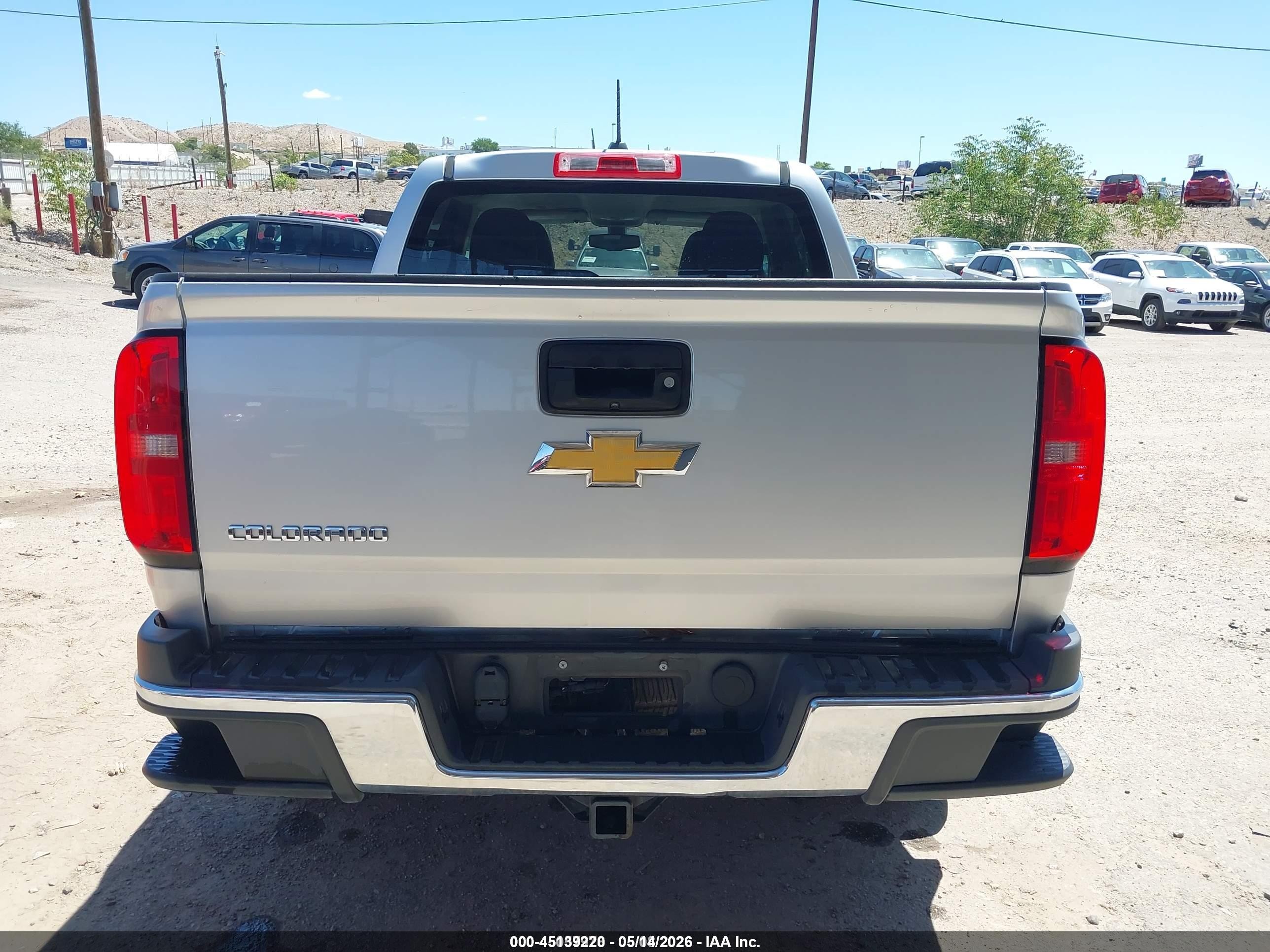 2016 Chevrolet Colorado Wt Silver vin: 1GCGTBE3XG1265680