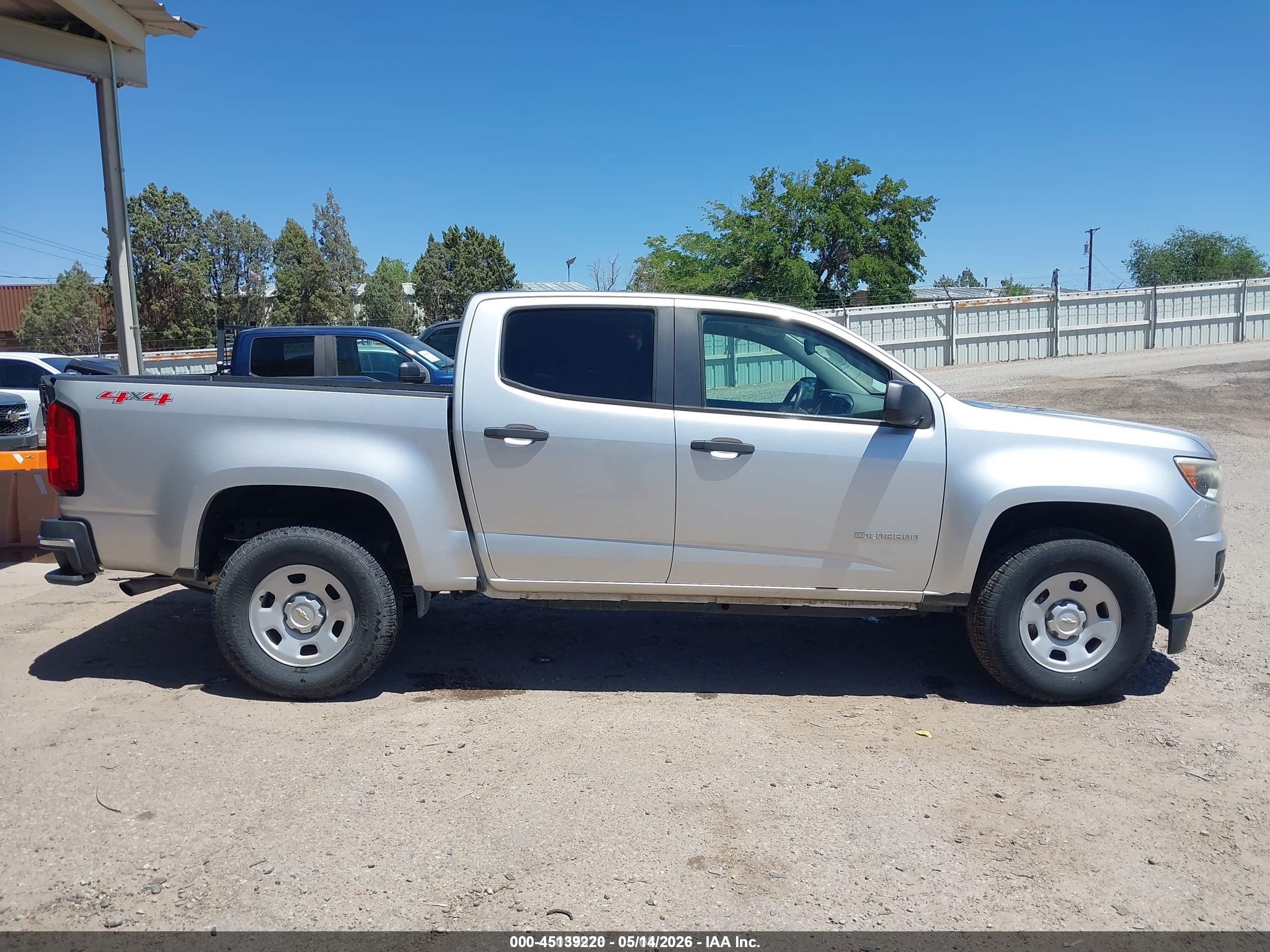 2016 Chevrolet Colorado Wt Silver vin: 1GCGTBE3XG1265680