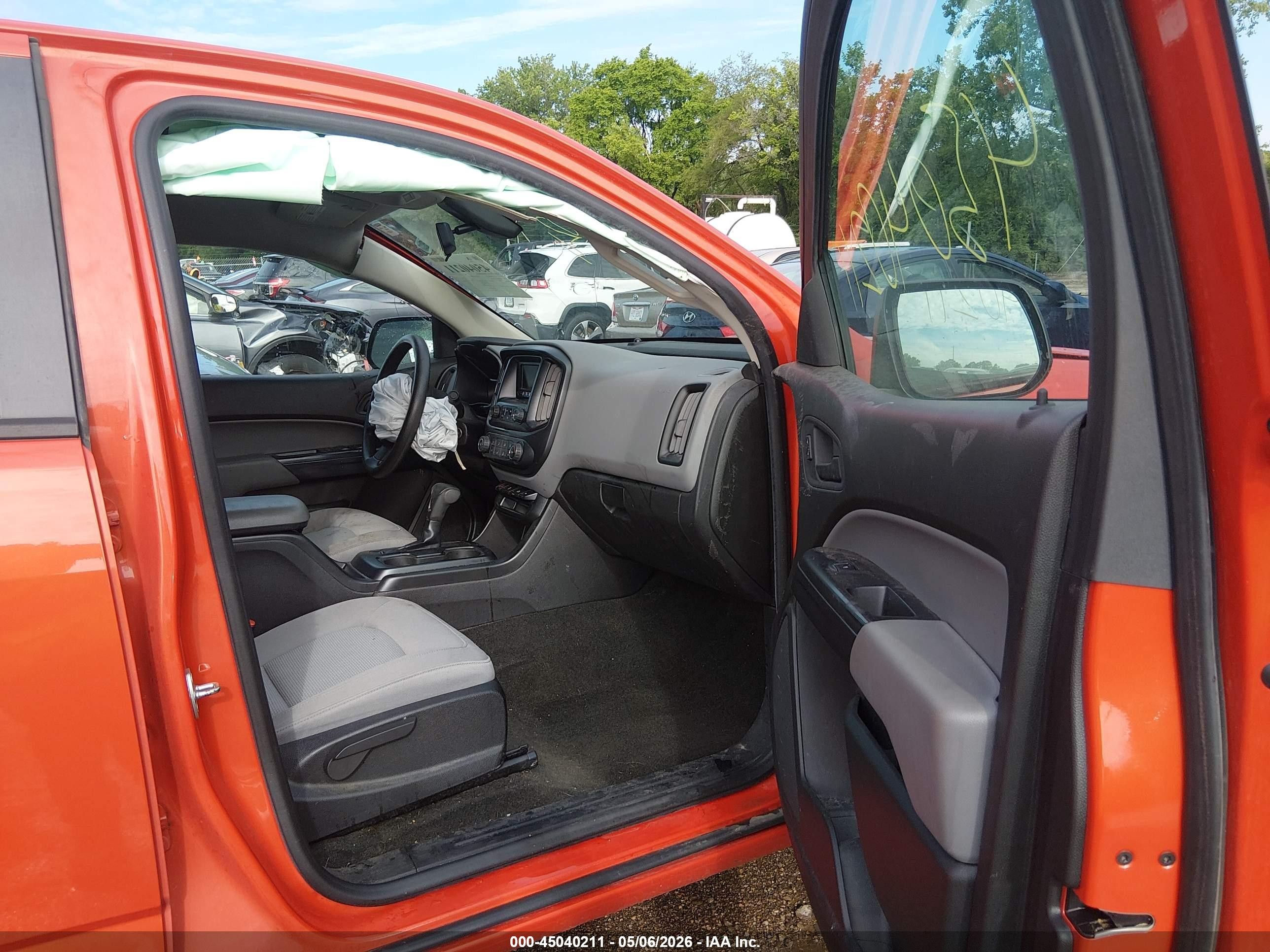 2016 Chevrolet Colorado Wt Orange vin: 1GCGTBE3XG1286593